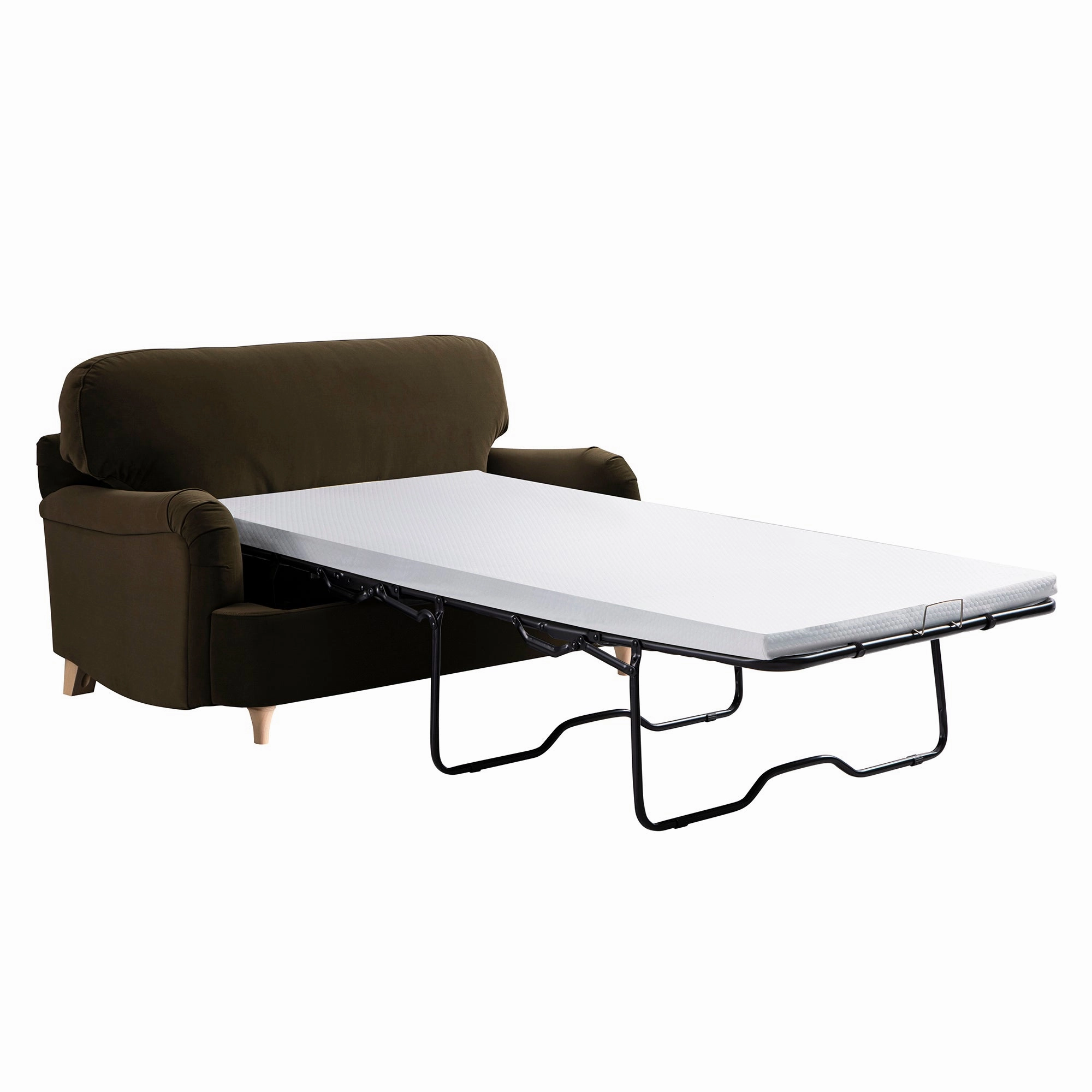 Daphnis Seaweed Velvet Sofa Bed, Loveseat
