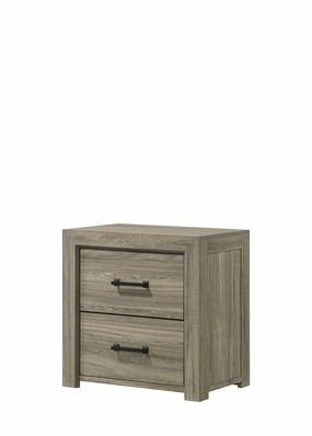 Dario Night Table - Light Brown, Beige