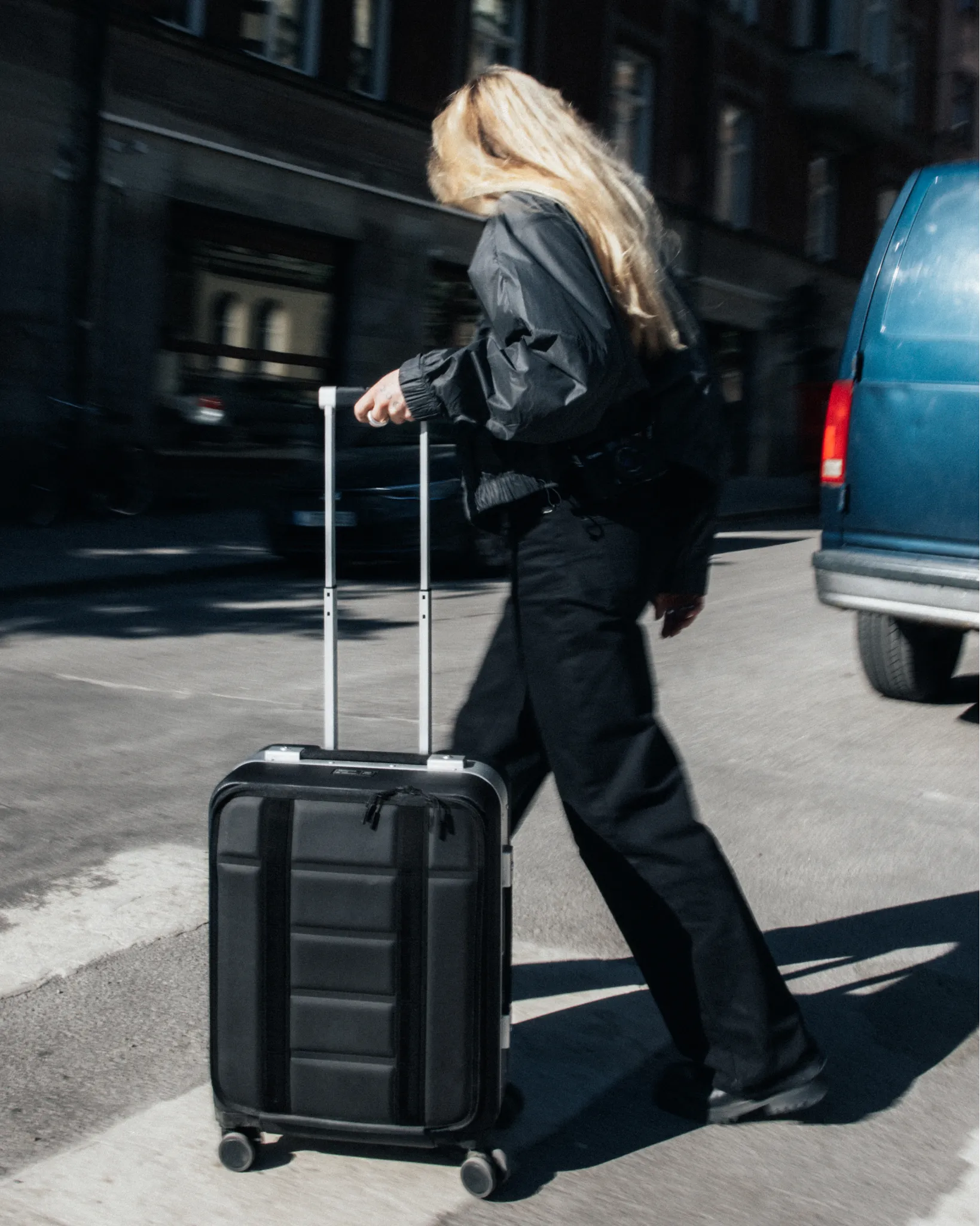 D_b_ Ramverk Pro Front Access Carry On Spinner Luggage Bags Db