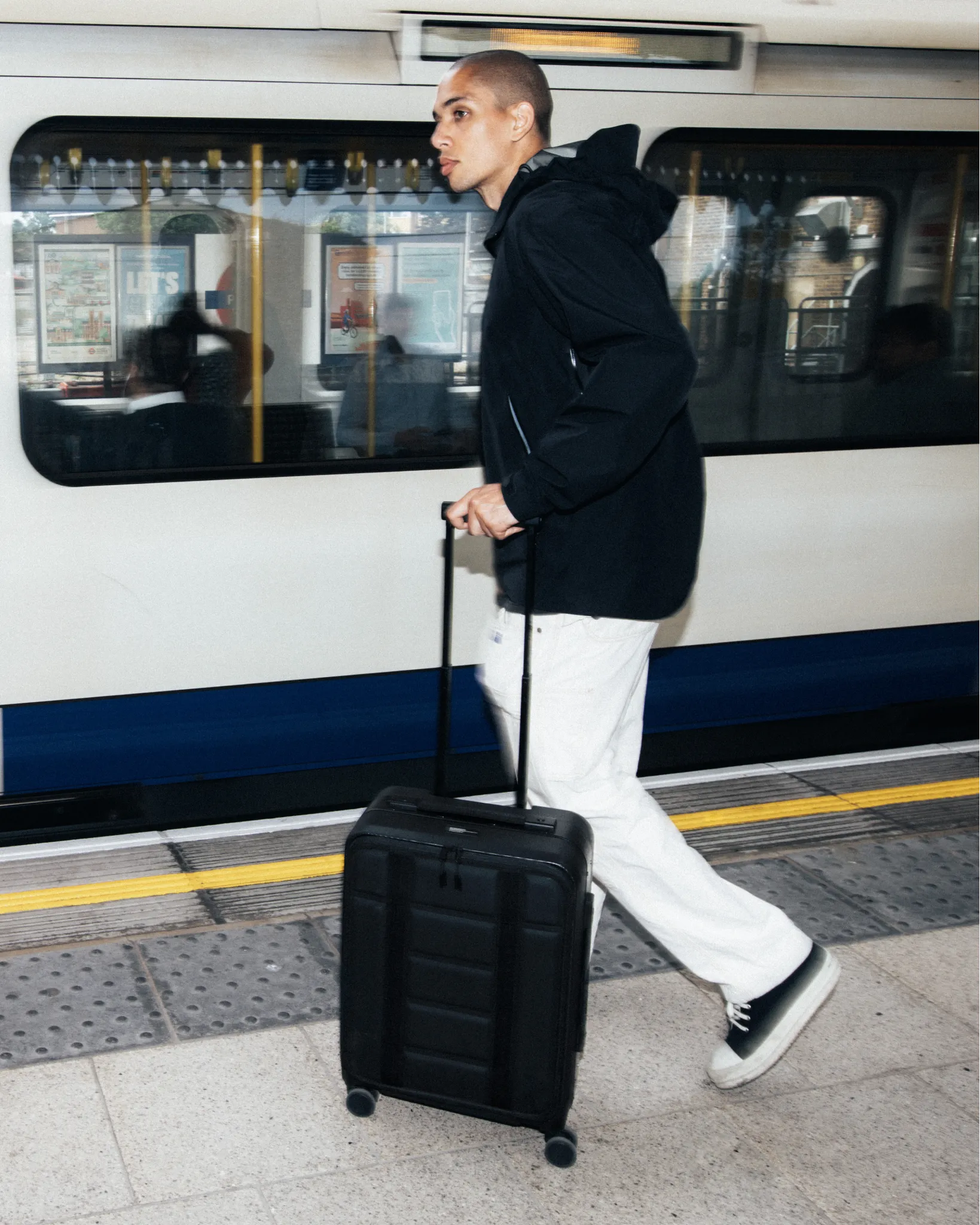 D_b_ Ramverk Pro Front Access Carry On Spinner Luggage Bags Db
