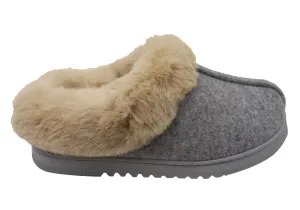 Dearfoams Womens Comfortable Chloe Soft Knit Clog Slippers Dearfoams Shoes
