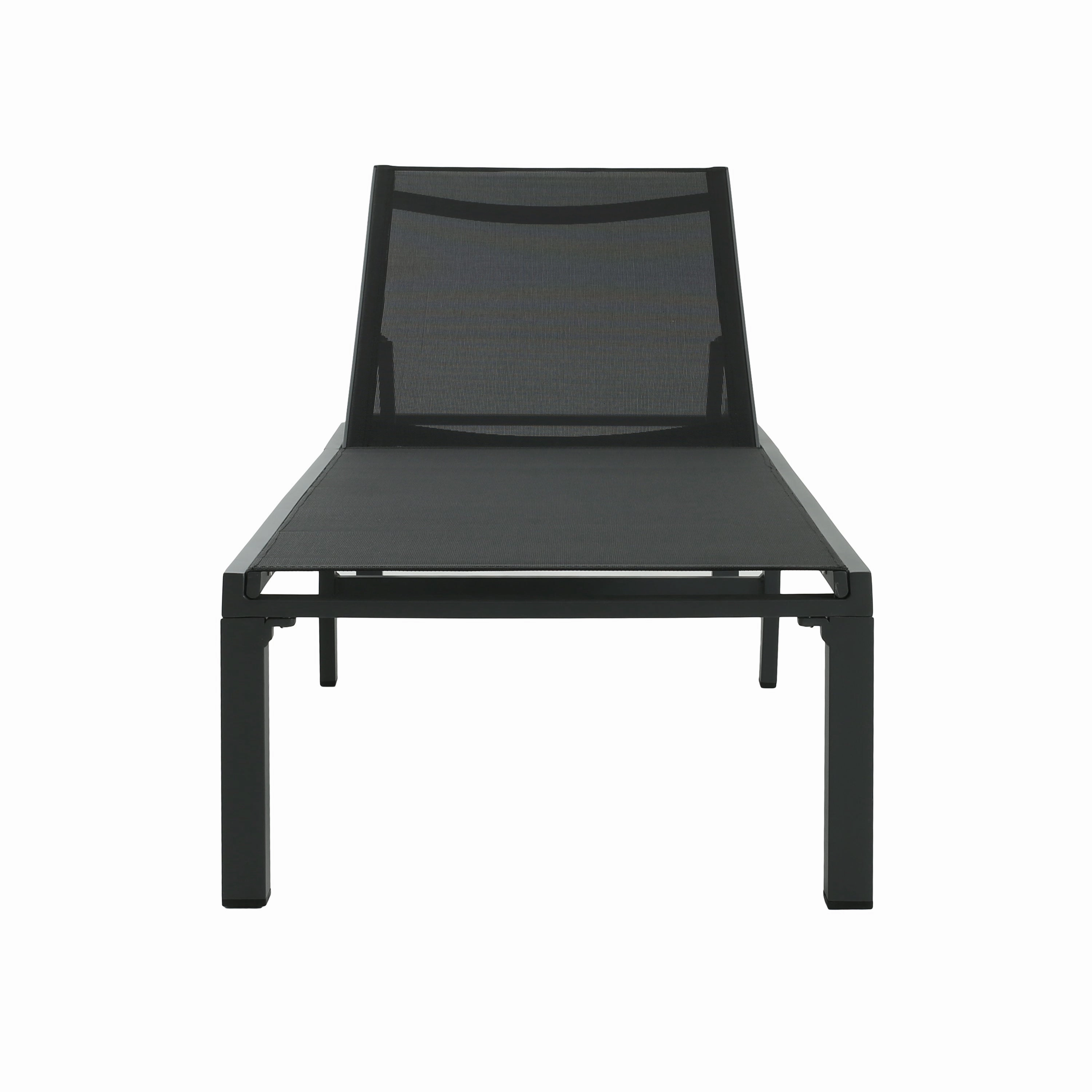 Deburoe Outdoor Adjustable Chaise Lounge(Set of 2)