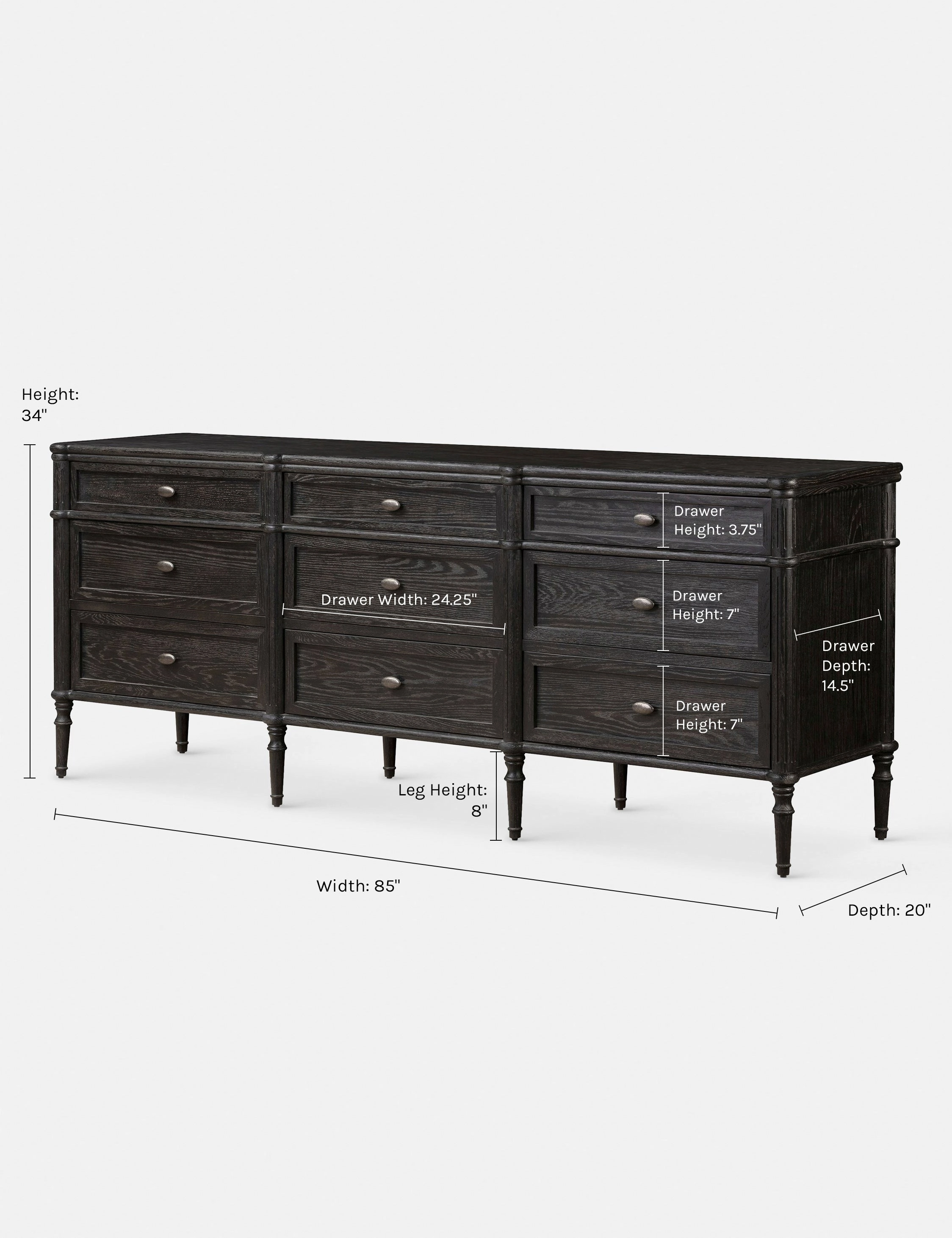 Delancey 9-Drawer Dresser
