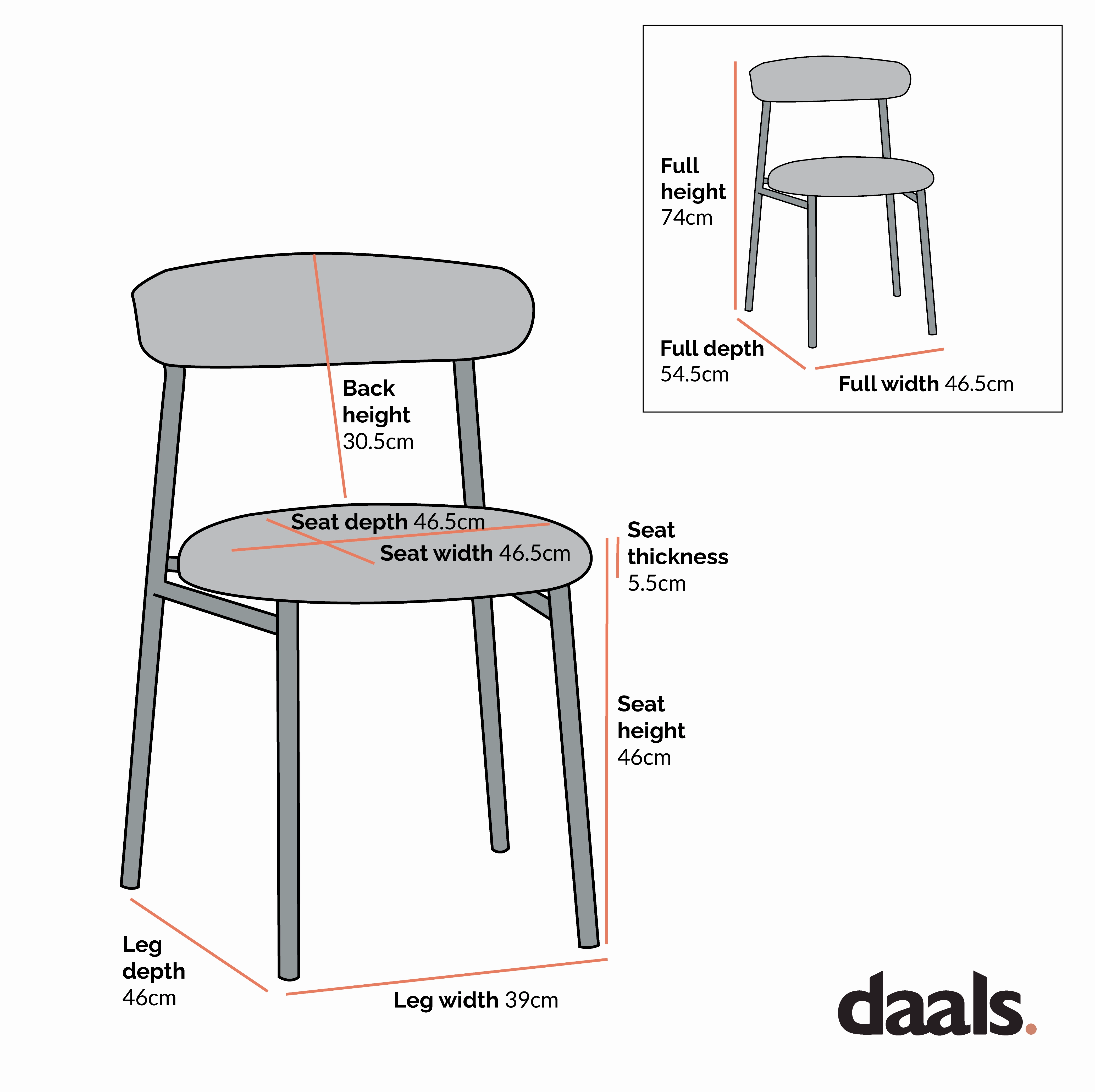 Donna Set of 2 Light Grey Boucle Dining Chairs