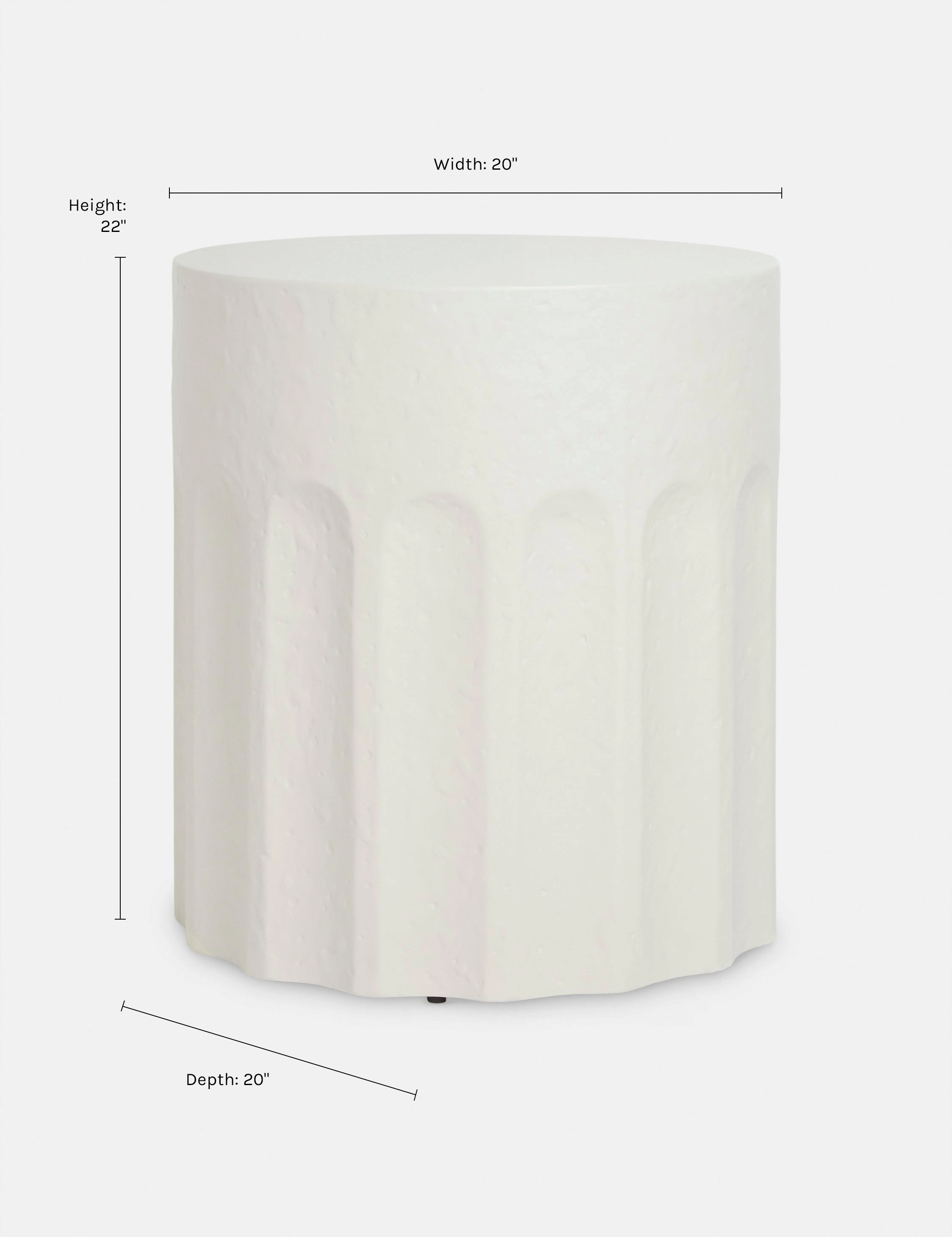 Doric Side Table by Sarah Sherman Samuel