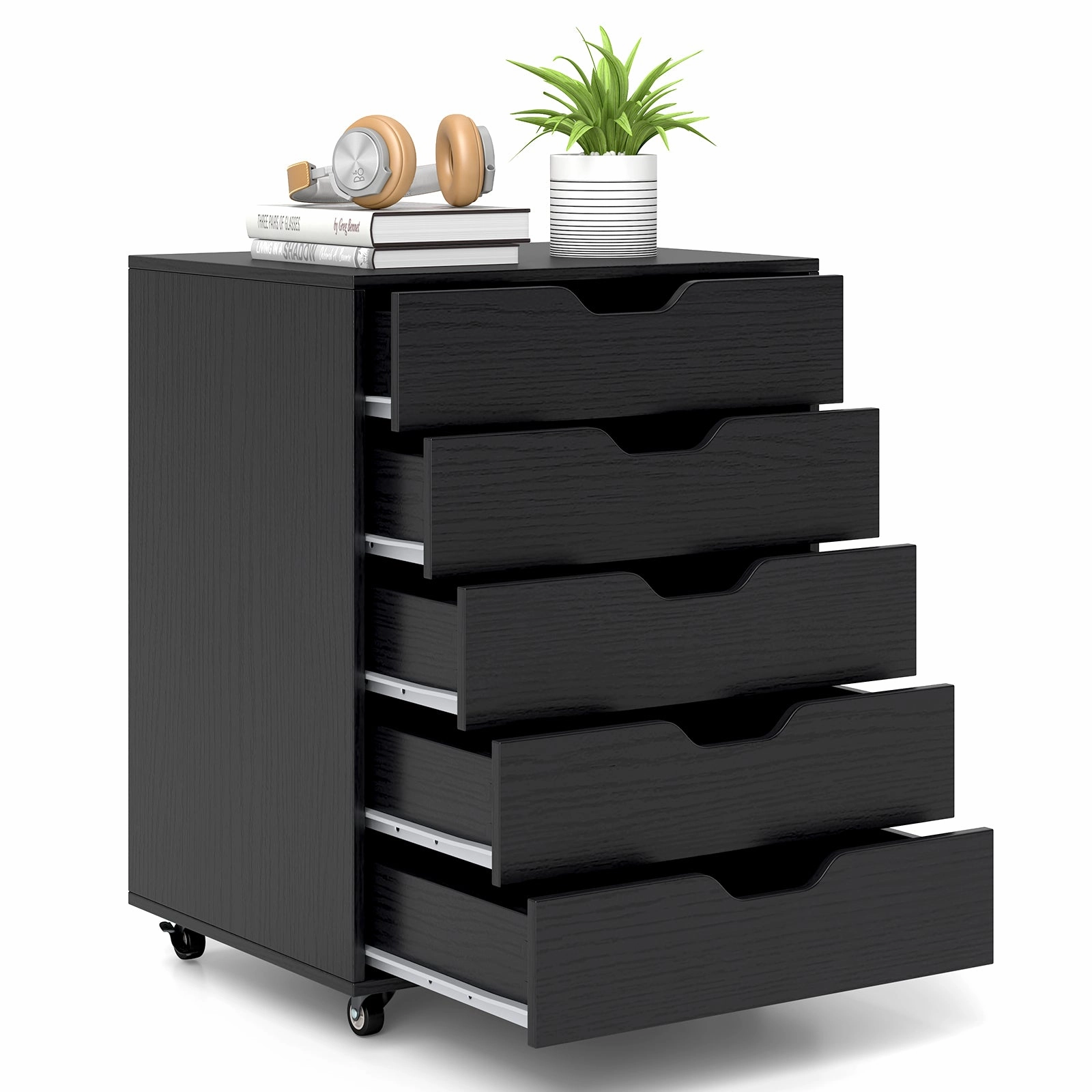 Drawers Cabinet Mobile Lateral Filing Organizer