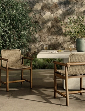 Dume Indoor / Outdoor Dining Arm Chair by Amber Lewis x Four Hands