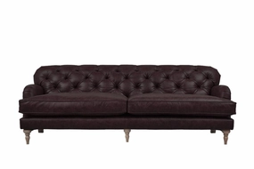 Earl | 4 Seater Sofa | Vintage Rosewood