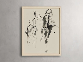 Ebony and Ivory Framed Print