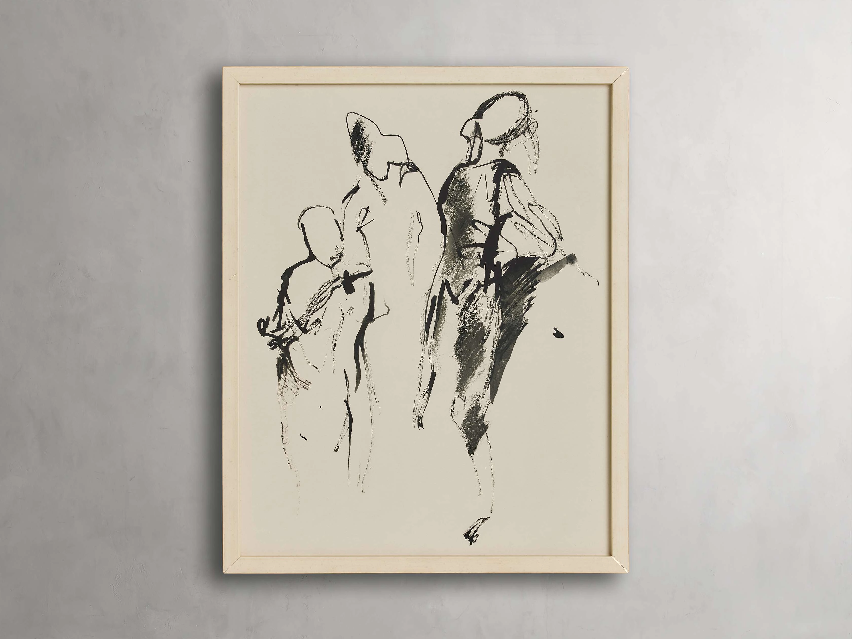 Ebony and Ivory Framed Print