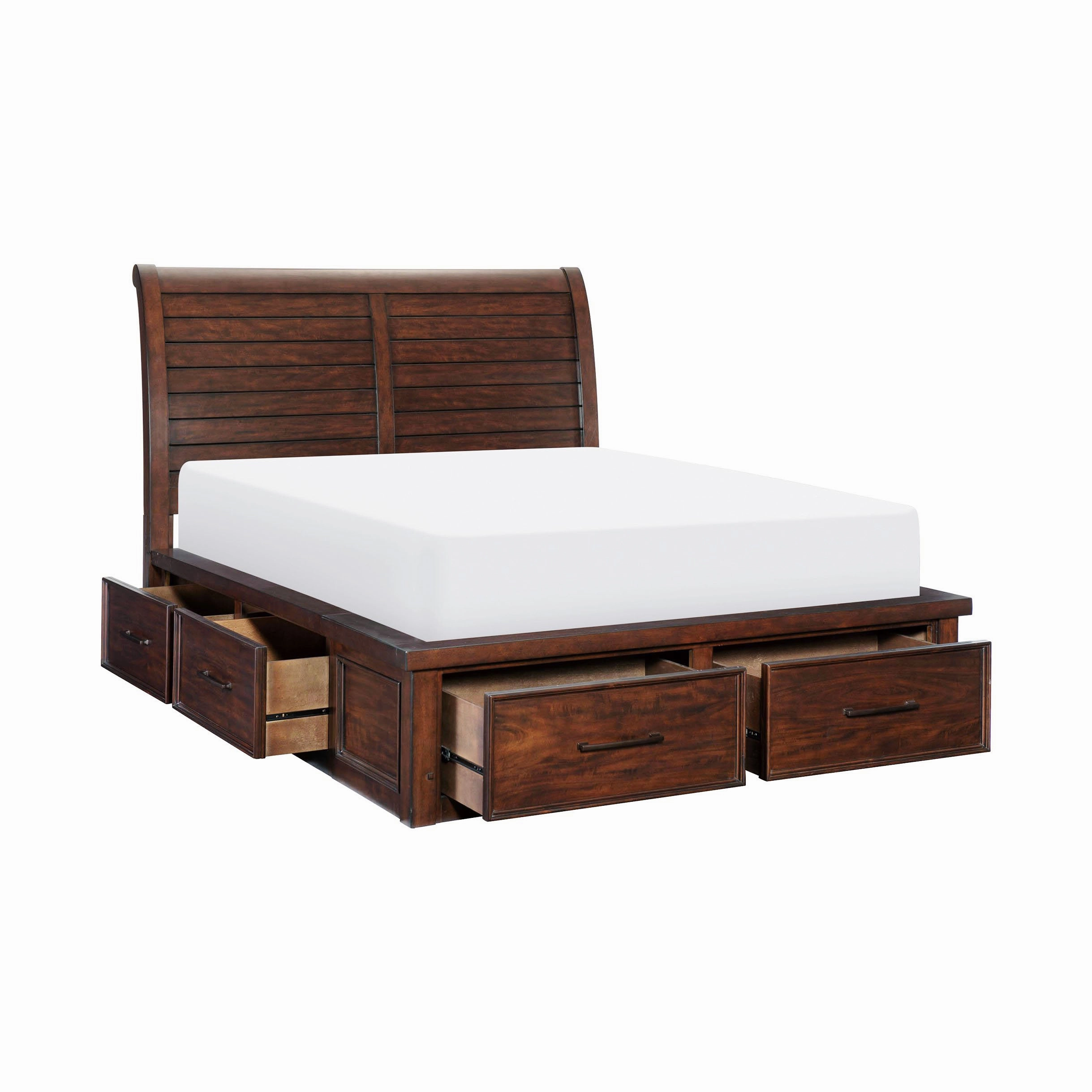 Eden 6-Piece Queen Storage Bedroom Package - Dark Brown