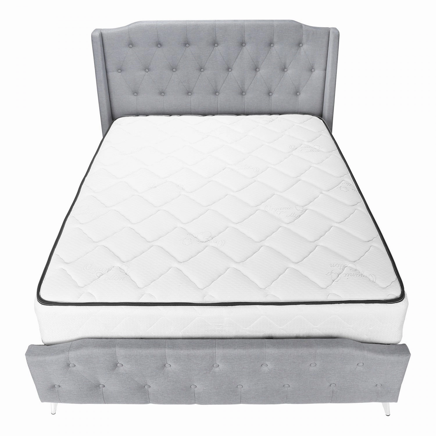 Eleanor Queen Bed - Grey