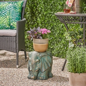 Elephant Garden Stool - NH904703 outdoor party decor, BBQ set