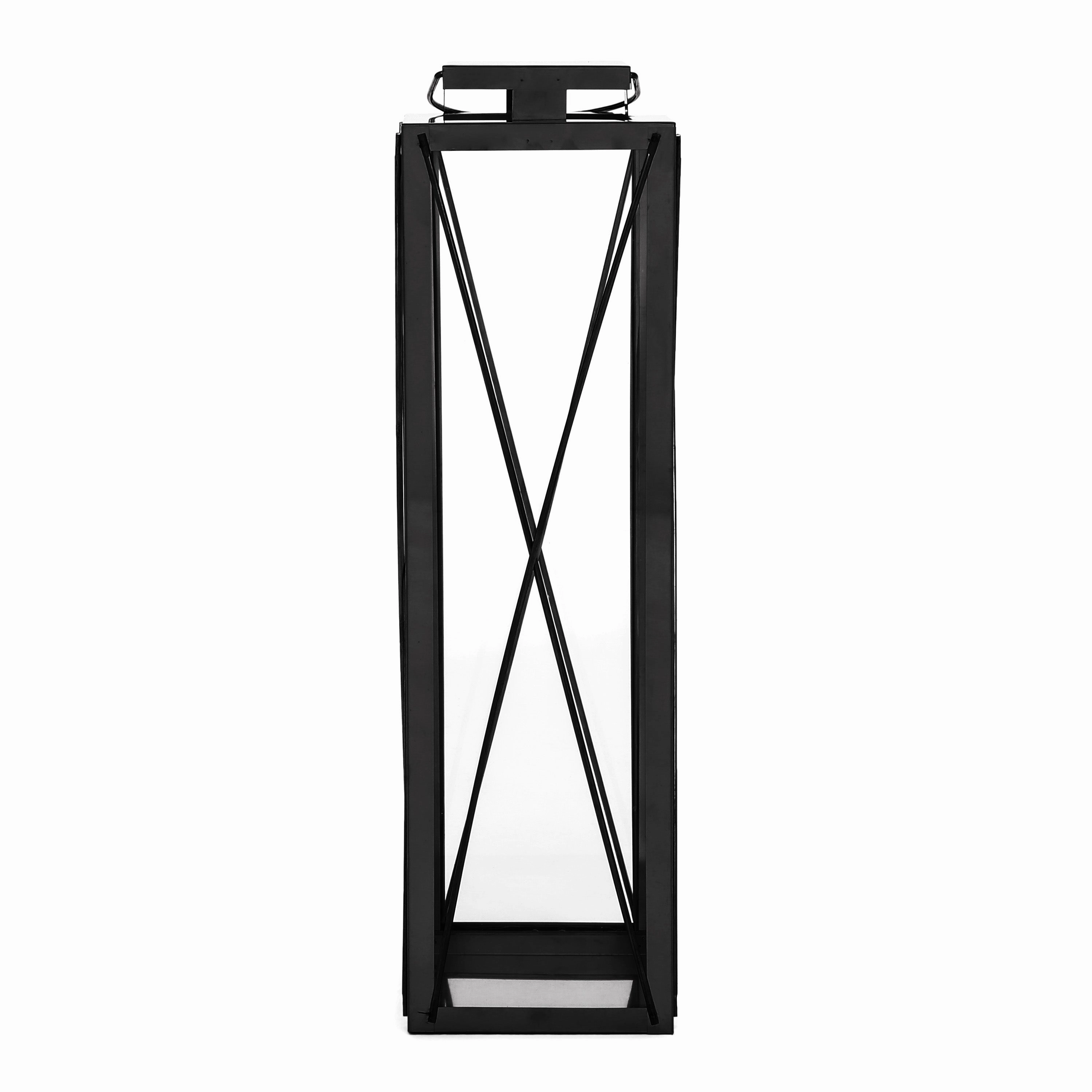 Elwick 22" Modern Stainless Steel Lantern