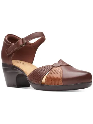 Emily Rae Womens Leather Adjustable Ankle Strap