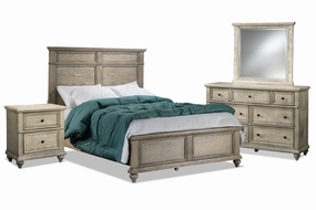 Emma 6-Piece Queen Bedroom Package - Oak