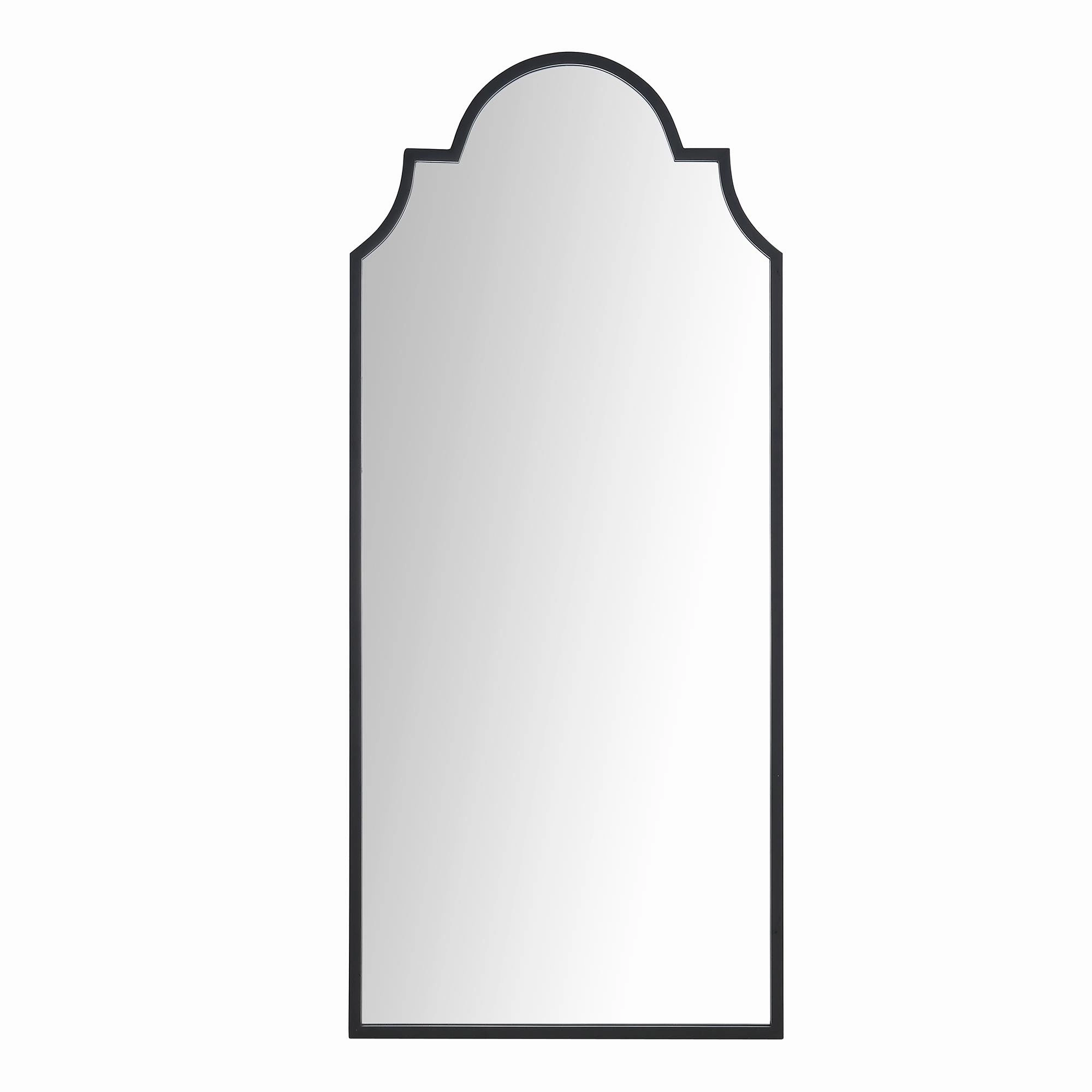 Essa Moroccan Style Full Length Mirror 160 x 70 cm, Black