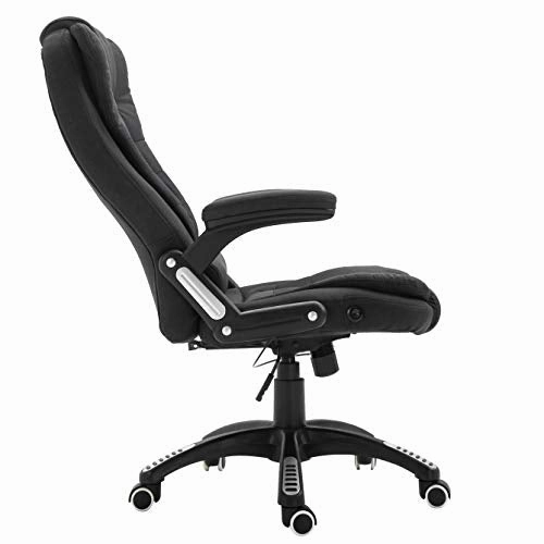 Executive Recline Extra Padded Office Chair Standard, MO17 Black Fabric