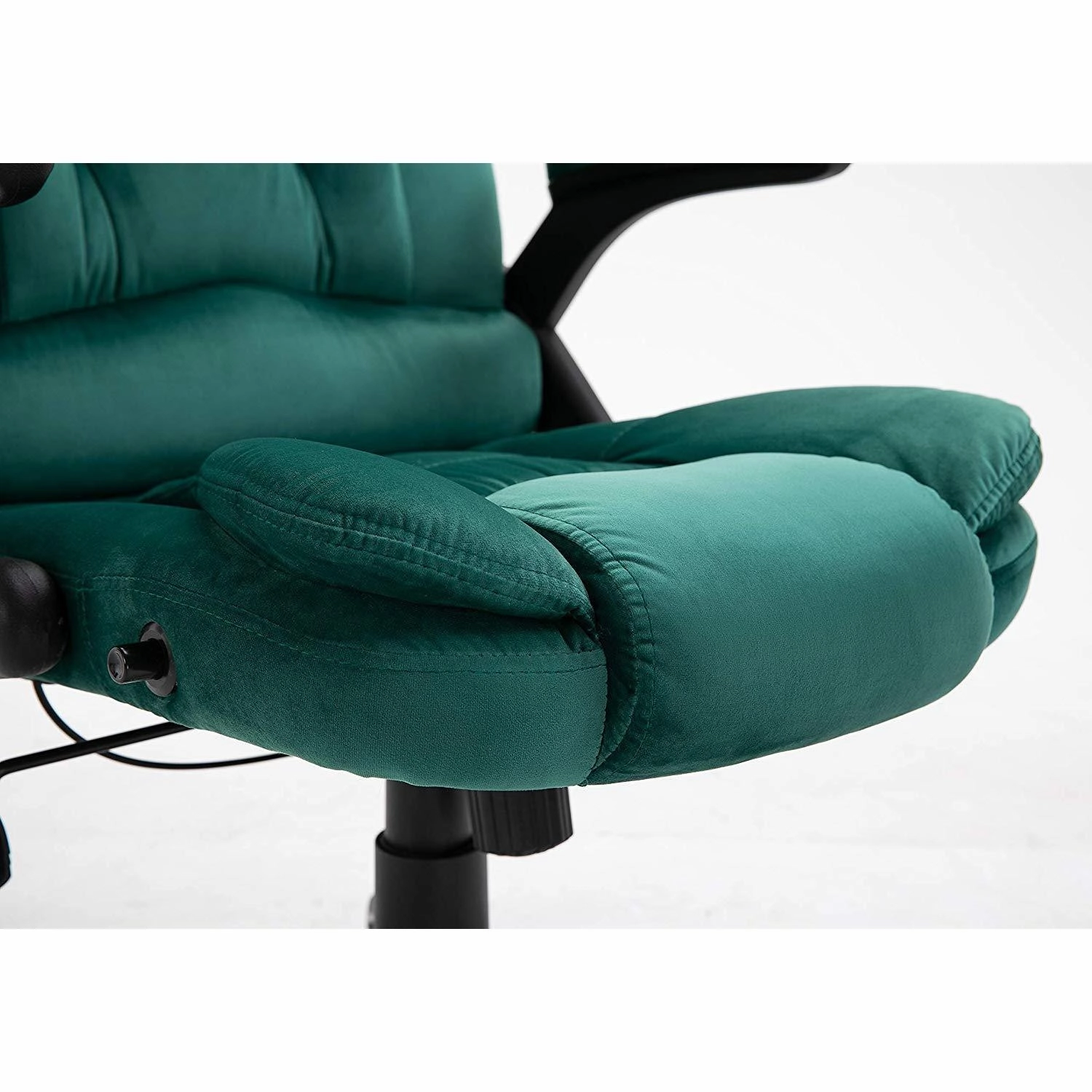 Executive Recline Extra Padded Office Chair Standard, MO17 Green Velvet