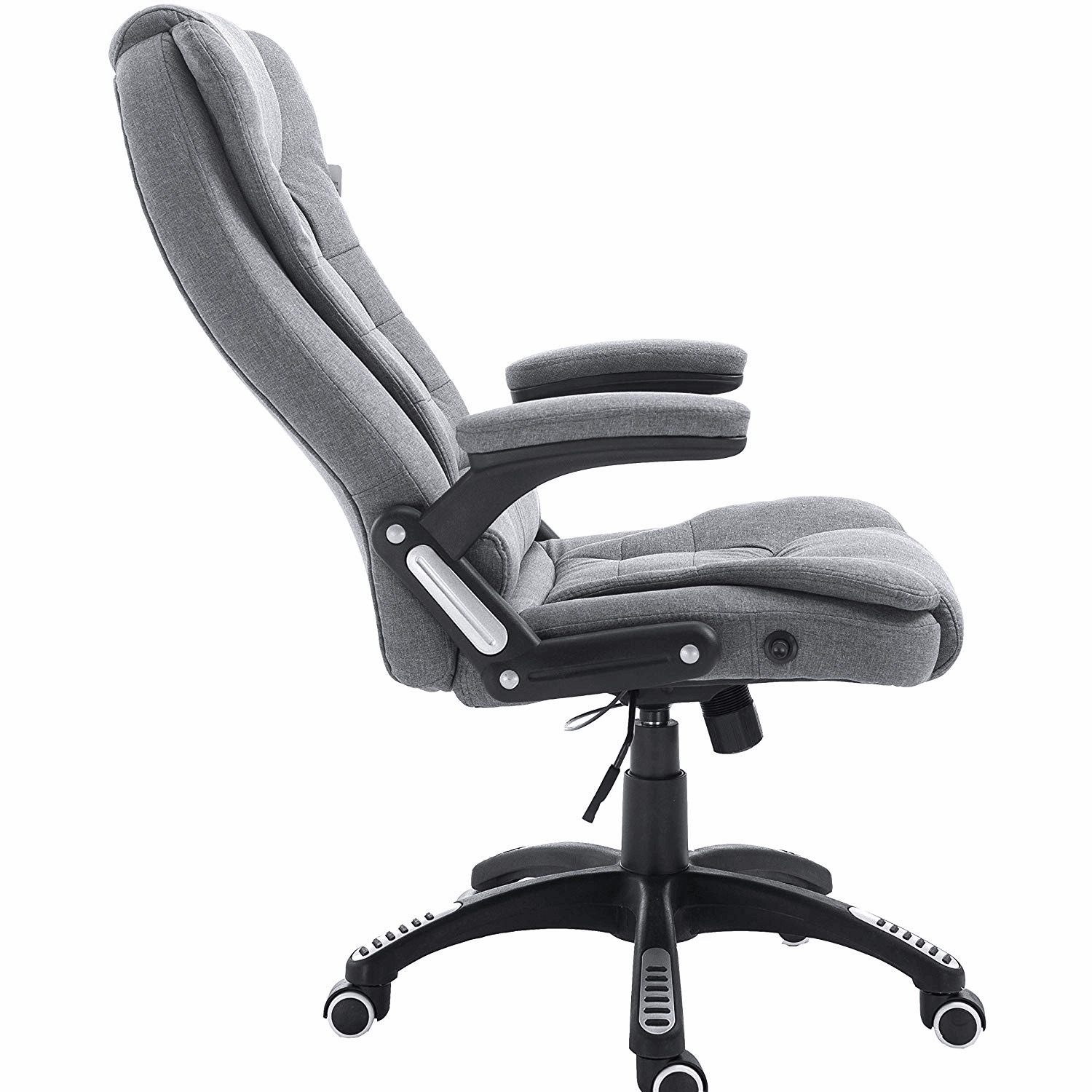 Executive Recline Extra Padded Office Chair Standard, MO17 Grey Fabric
