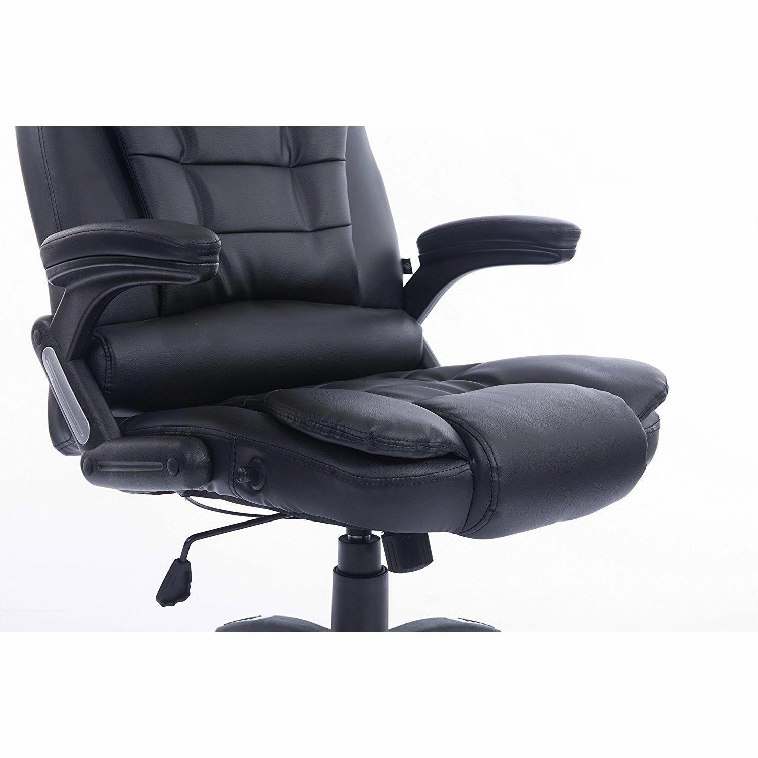 Executive Recline High Back Extra Padded Office Chair, MO17 Black