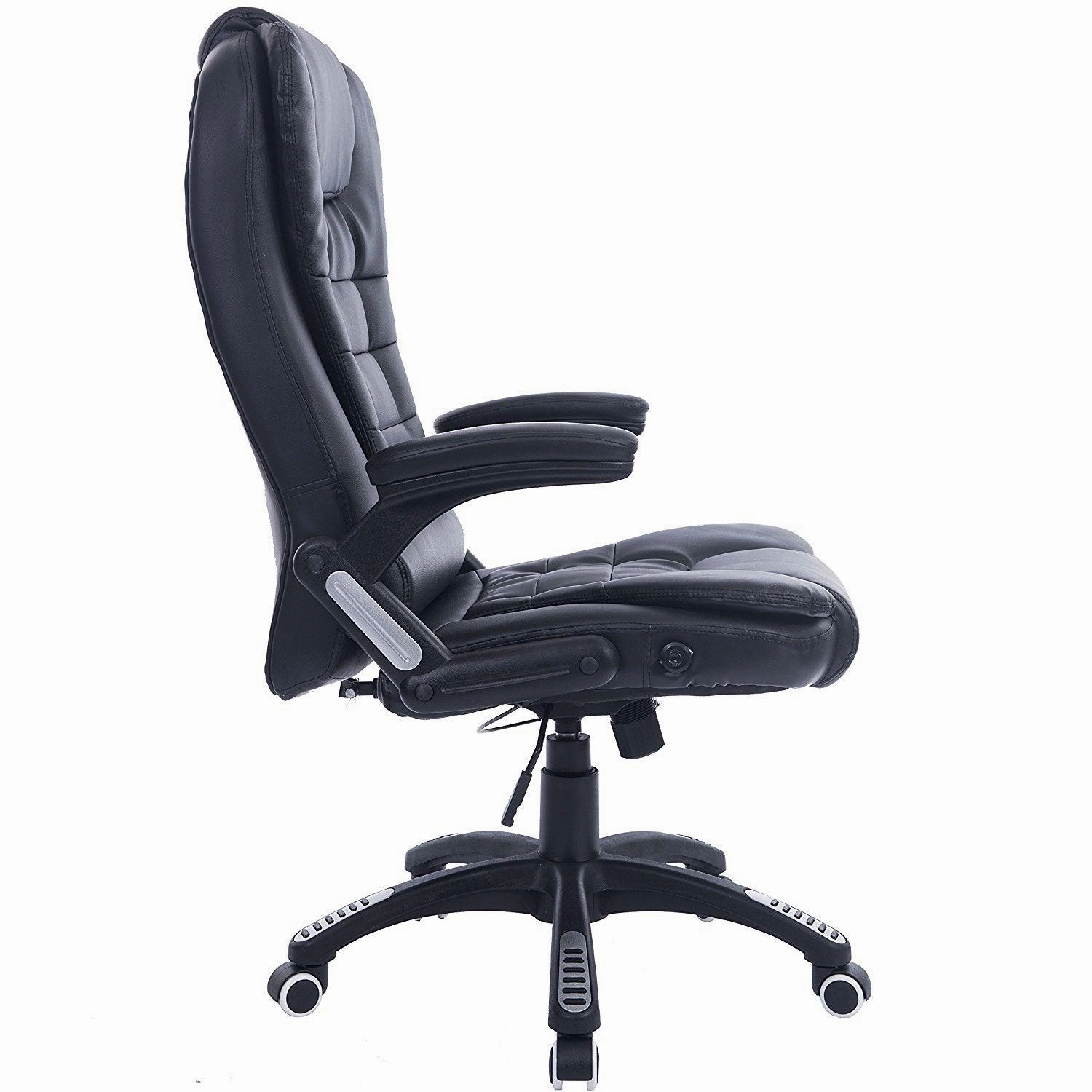 Executive Recline High Back Extra Padded Office Chair, MO17 Black