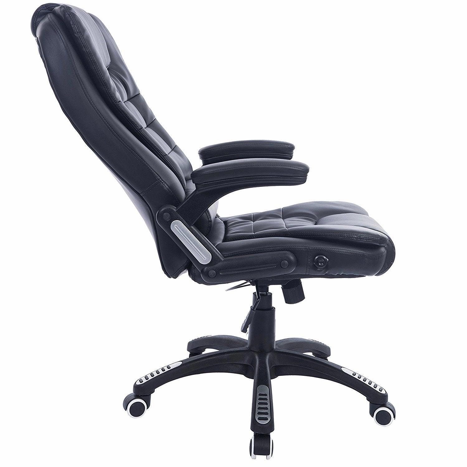 Executive Recline High Back Extra Padded Office Chair, MO17 Black