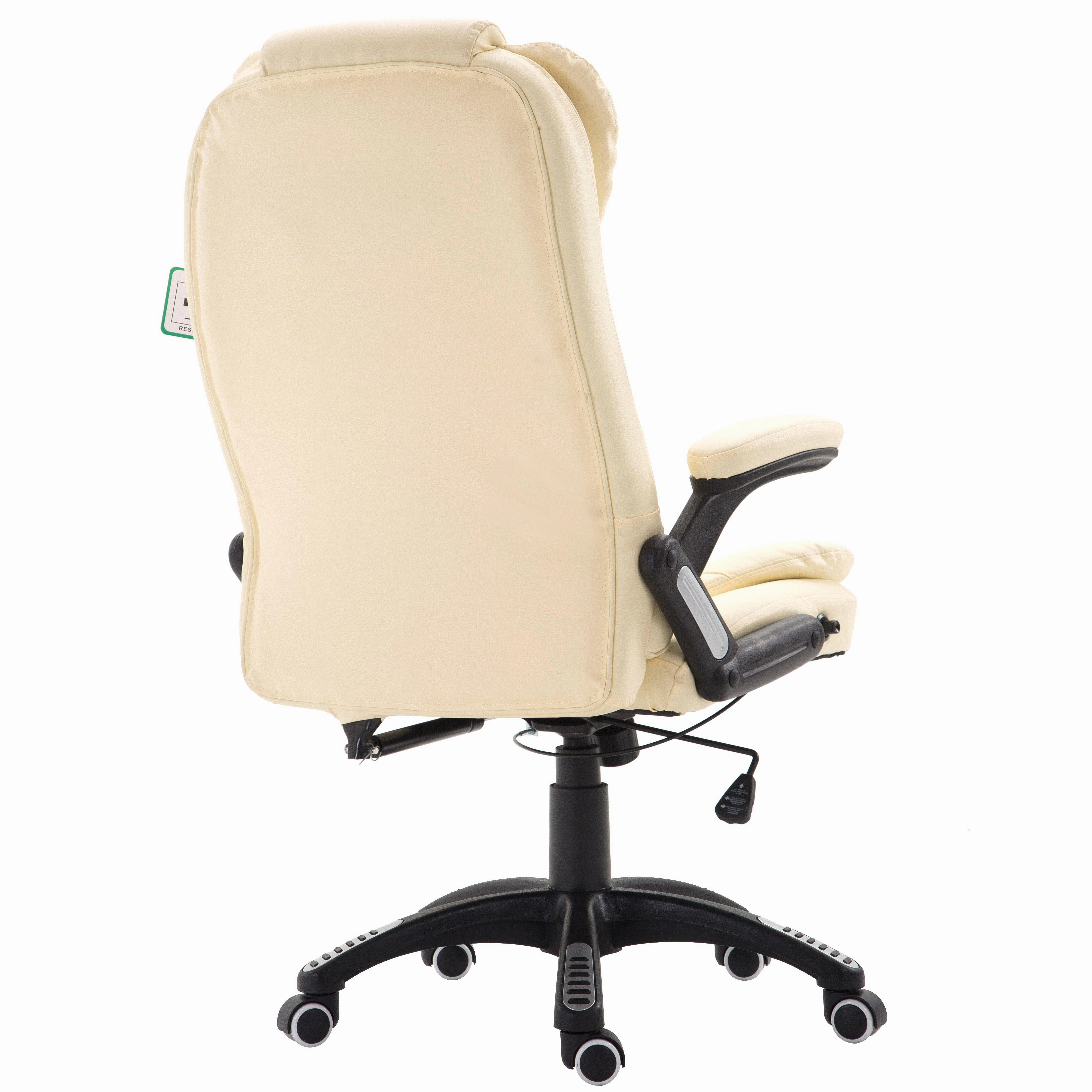 Executive Recline High Back Extra Padded Office Chair, MO17 Cream