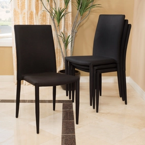 Fabric Stackable Dining Chair (Set of 4) - NH778692 kitchen accessories, table linens