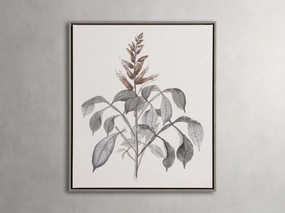 Falling in Leaves I Framed Print