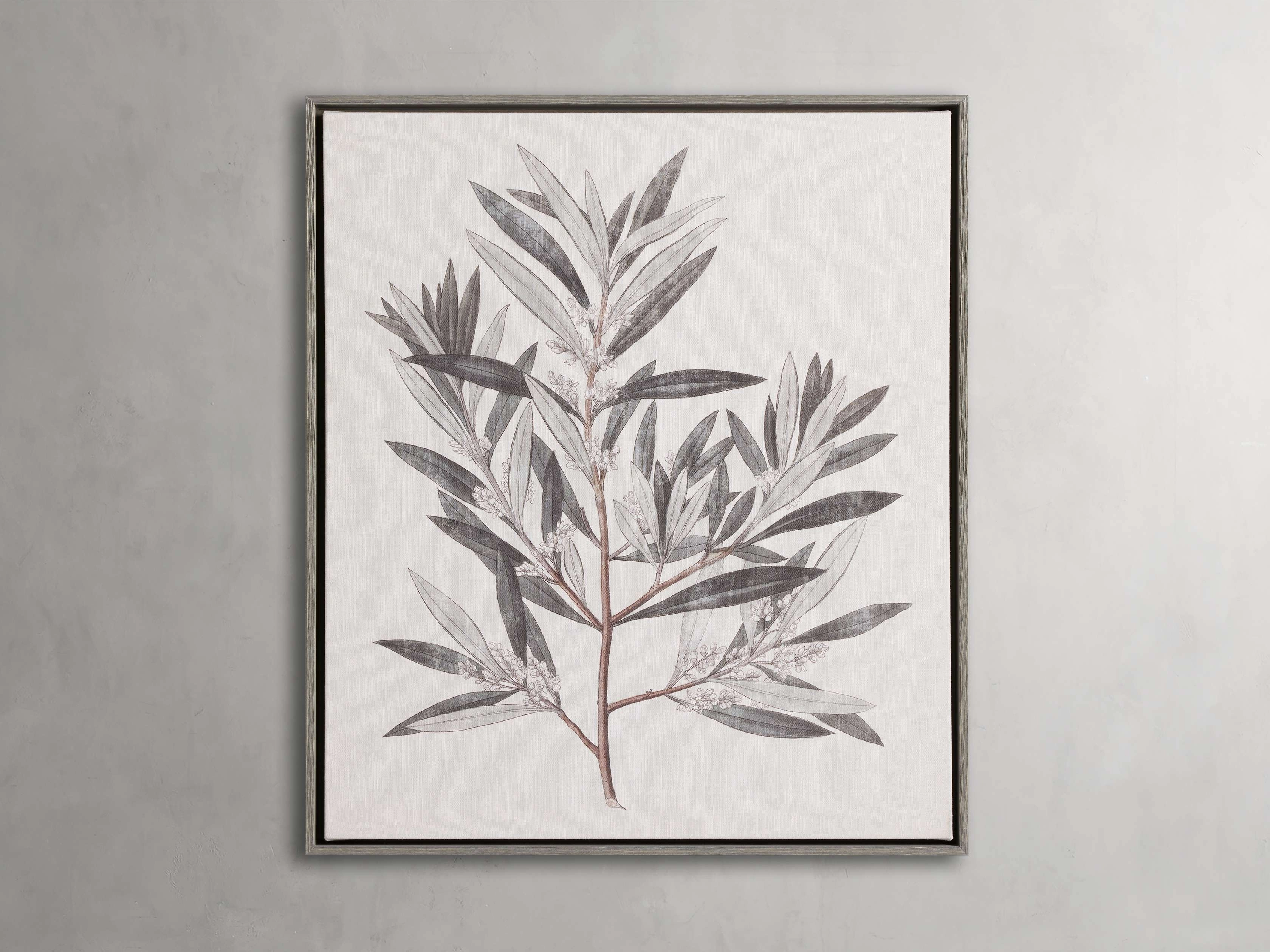 Falling in Leaves II Framed Print
