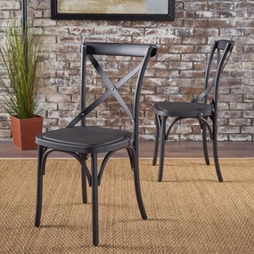 Farmhouse Plastic Nylon Dining Chairs, Set of 2 - NH639103 kitchen accessories, table linens