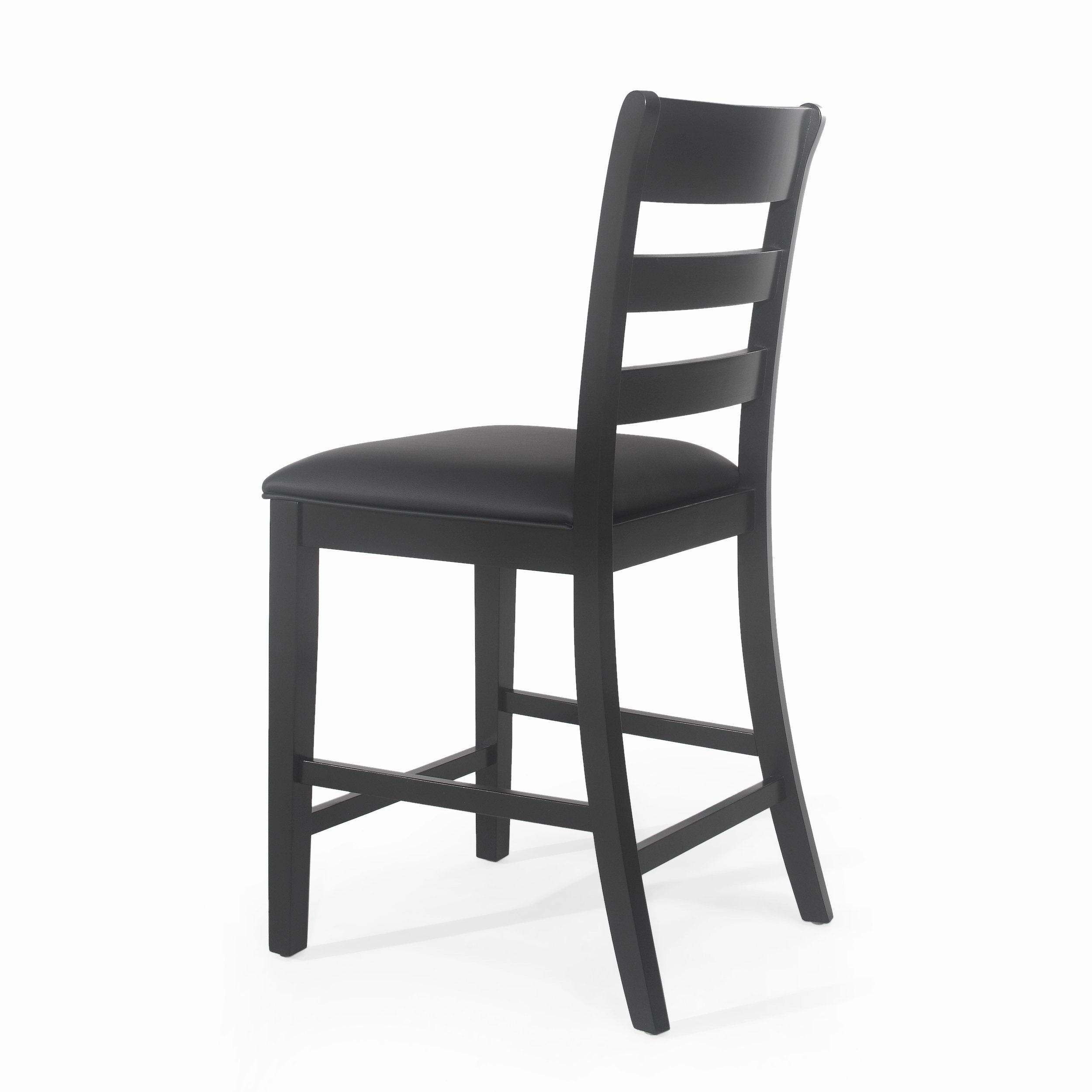Farmhouse Upholstered Wood Counter Stools, Set of 2 - NH996413