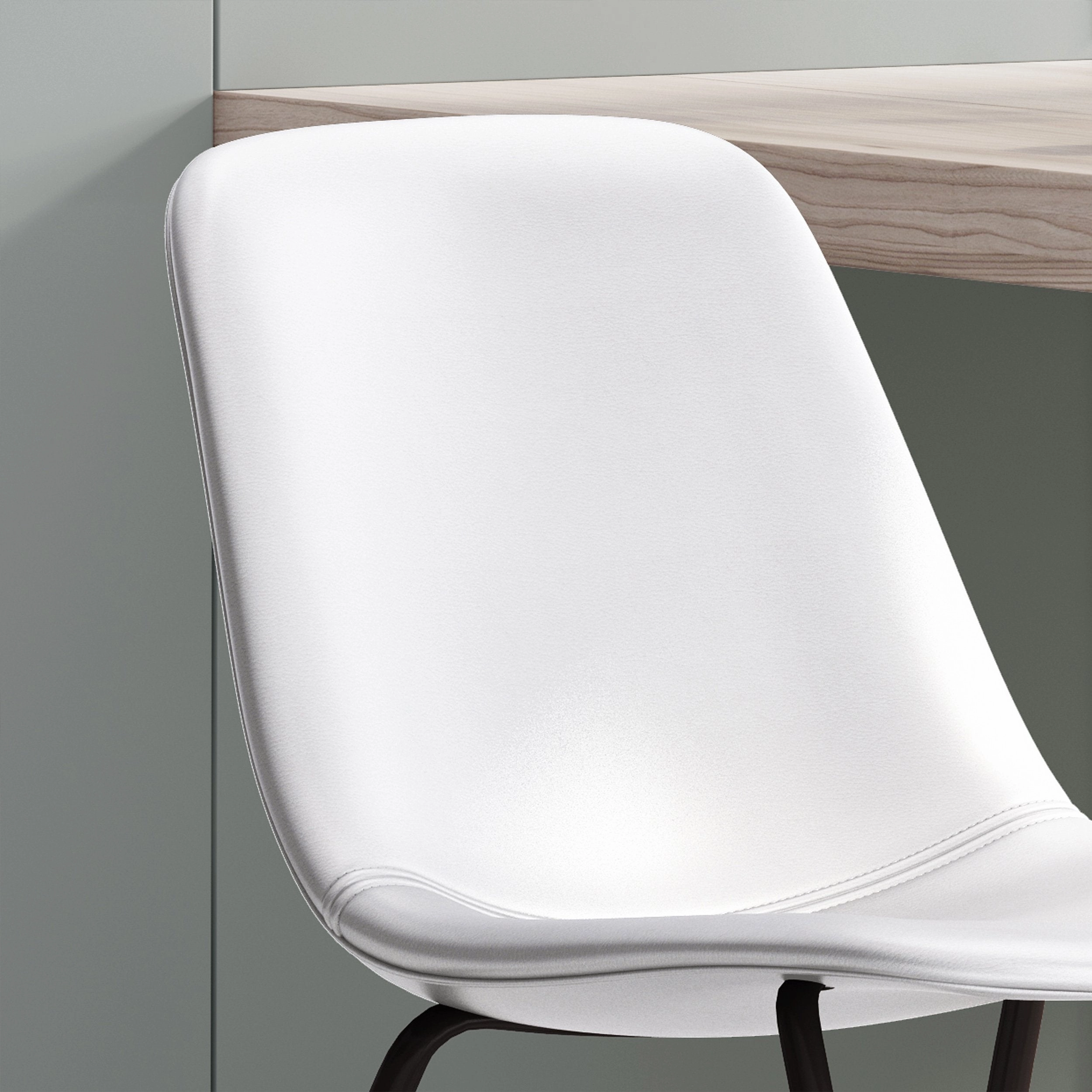 Faux Leather Dining Chair (Set of 2) - NH508013