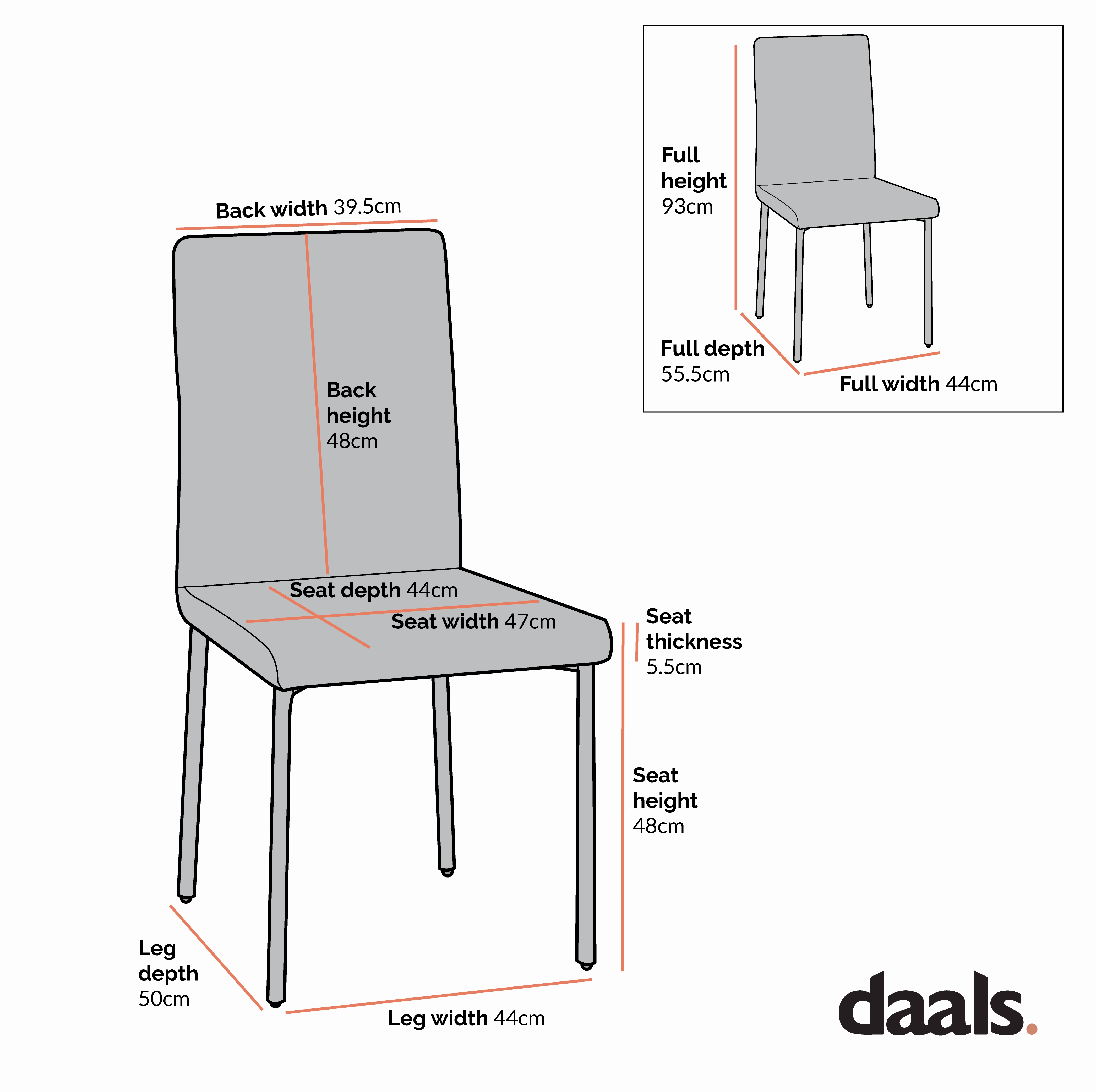 Fernie Set of 2 Ochre Burnt Orange Velvet Dining Chairs with Upholstered Legs