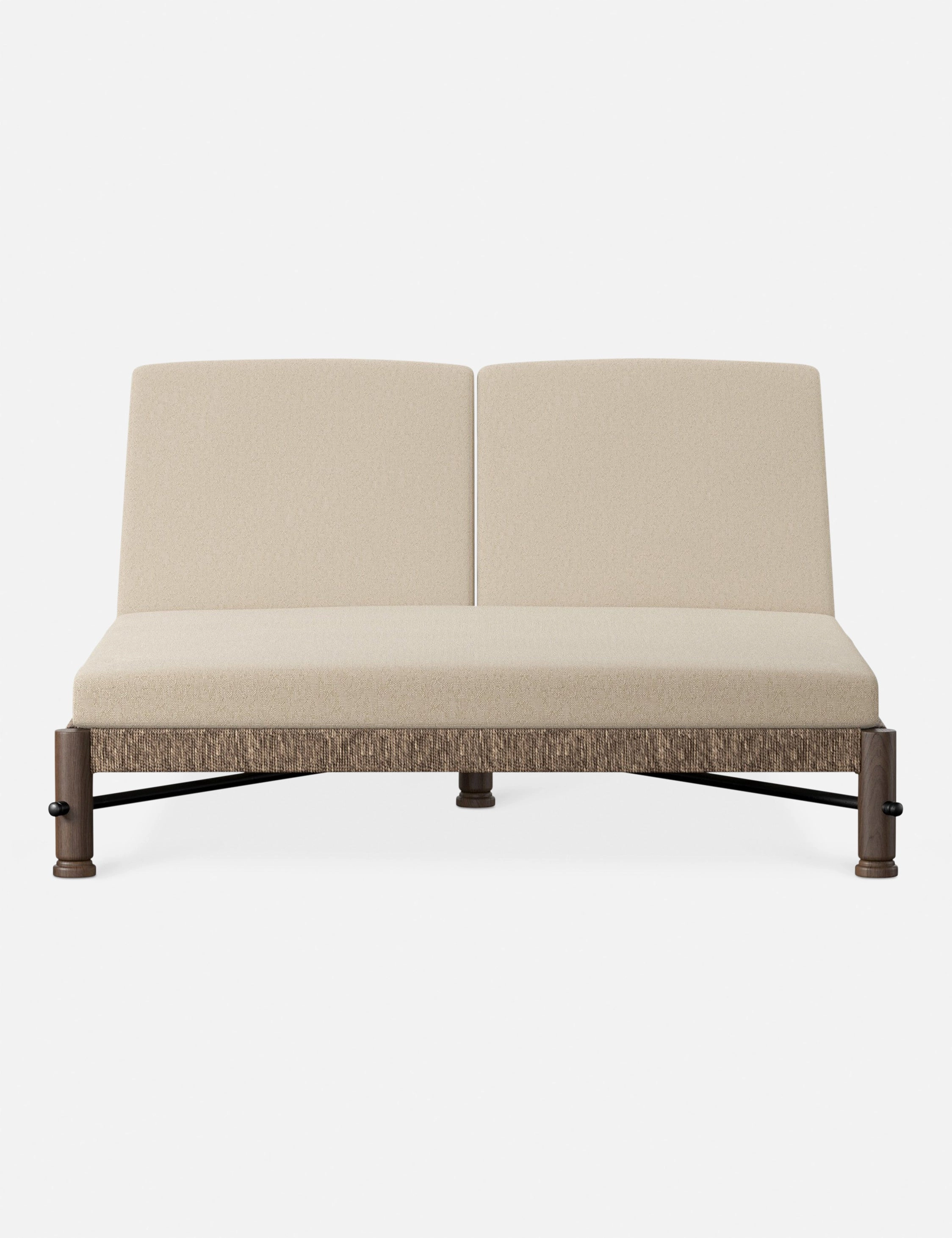Finnegan Indoor / Outdoor Double Chaise by Amber Lewis x Four Hands