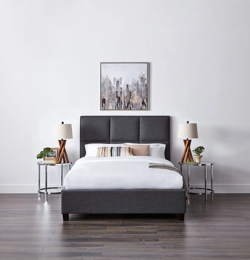 Flair 3-Piece Queen Bed - Grey