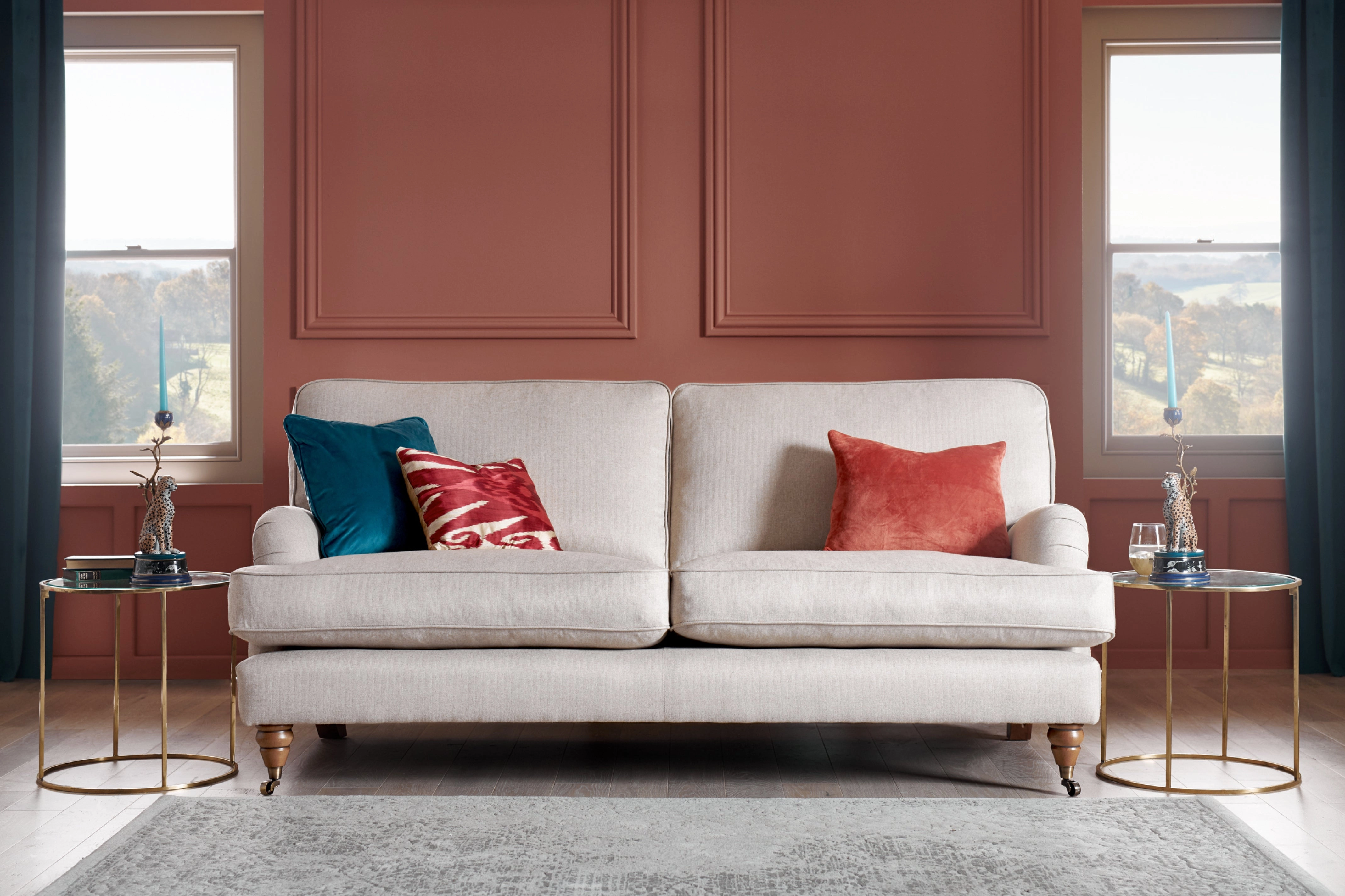 Florence | 3 Seater Sofa | Orly Pebble