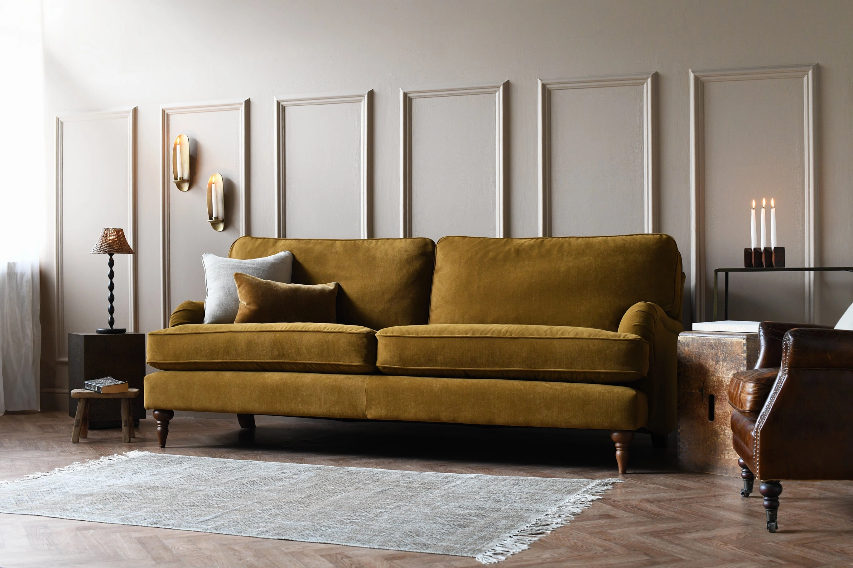 Florence | 4 Seater Sofa | Alhambra Pollen