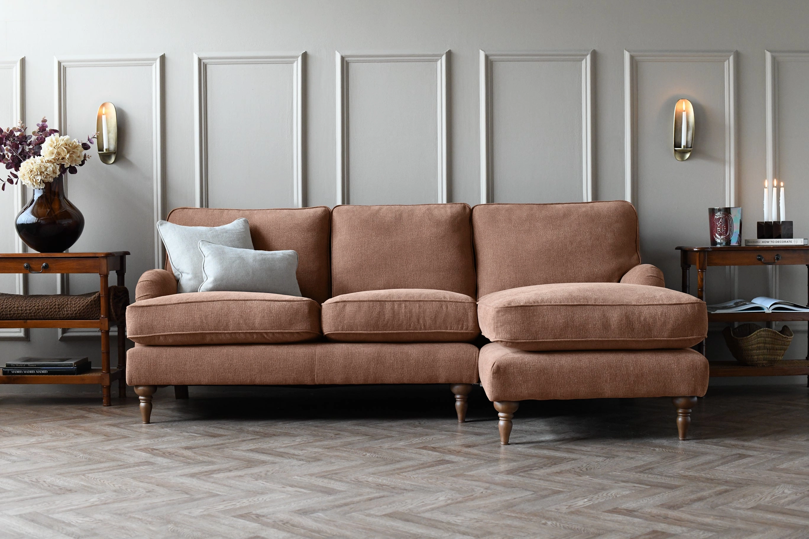 Florence | Chaise Sofa Option 1 | Willow Henna