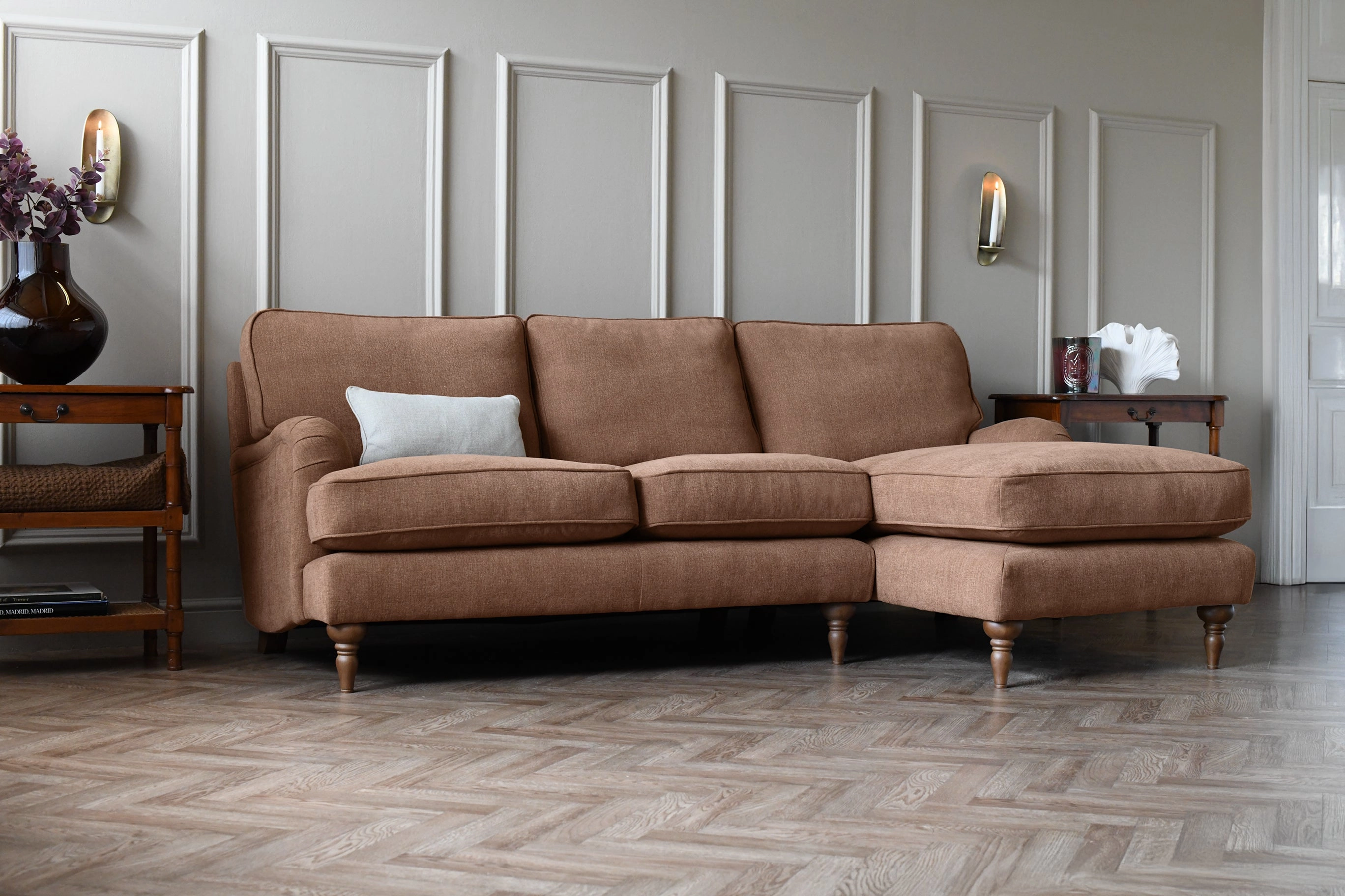 Florence | Chaise Sofa Option 1 | Willow Henna