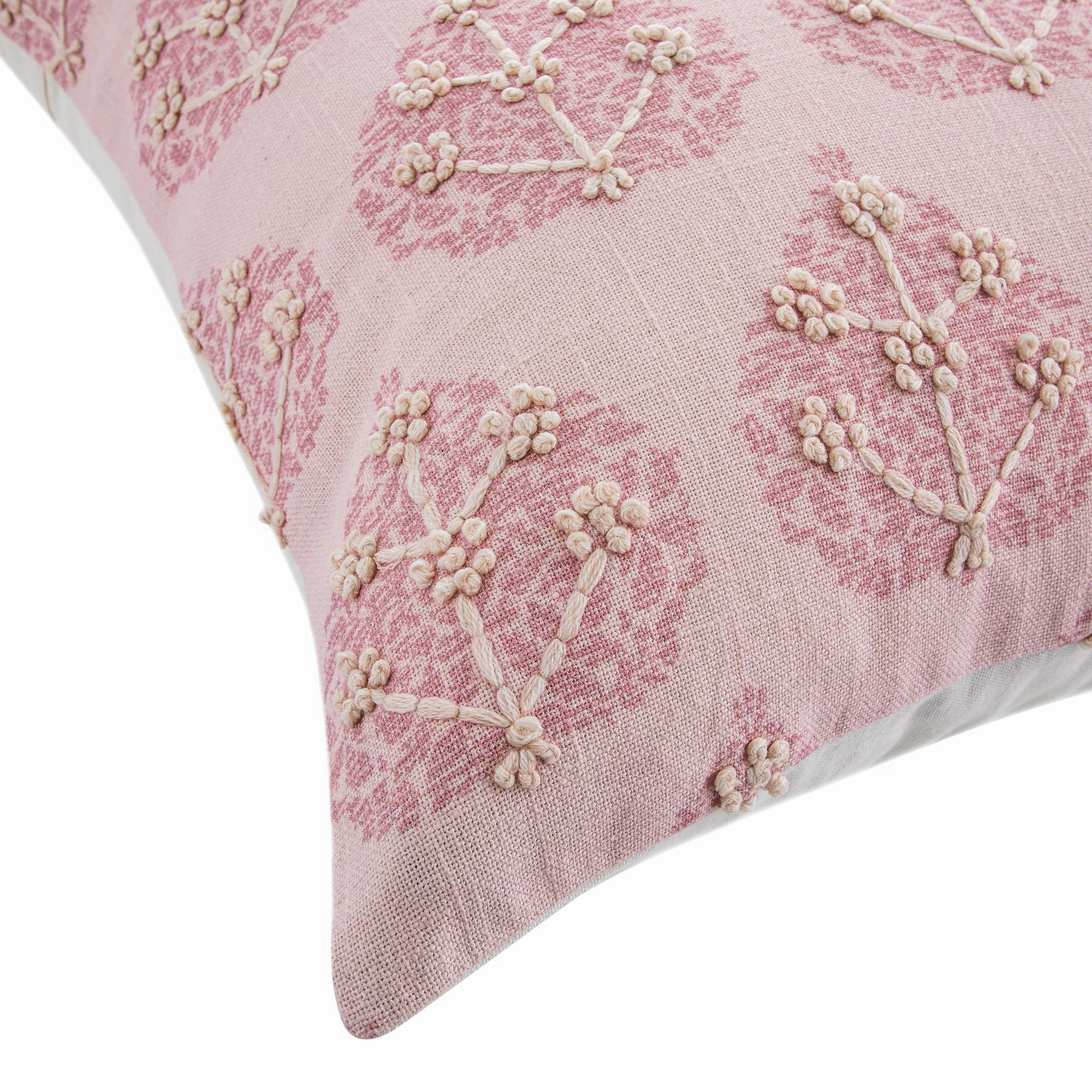 Florence Grove Printed & Embroidered Cushion