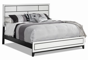 Fog 3-Piece King bed - White, Black