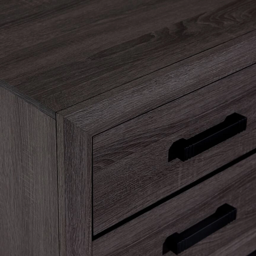 Fog Night Table - Grey, Black