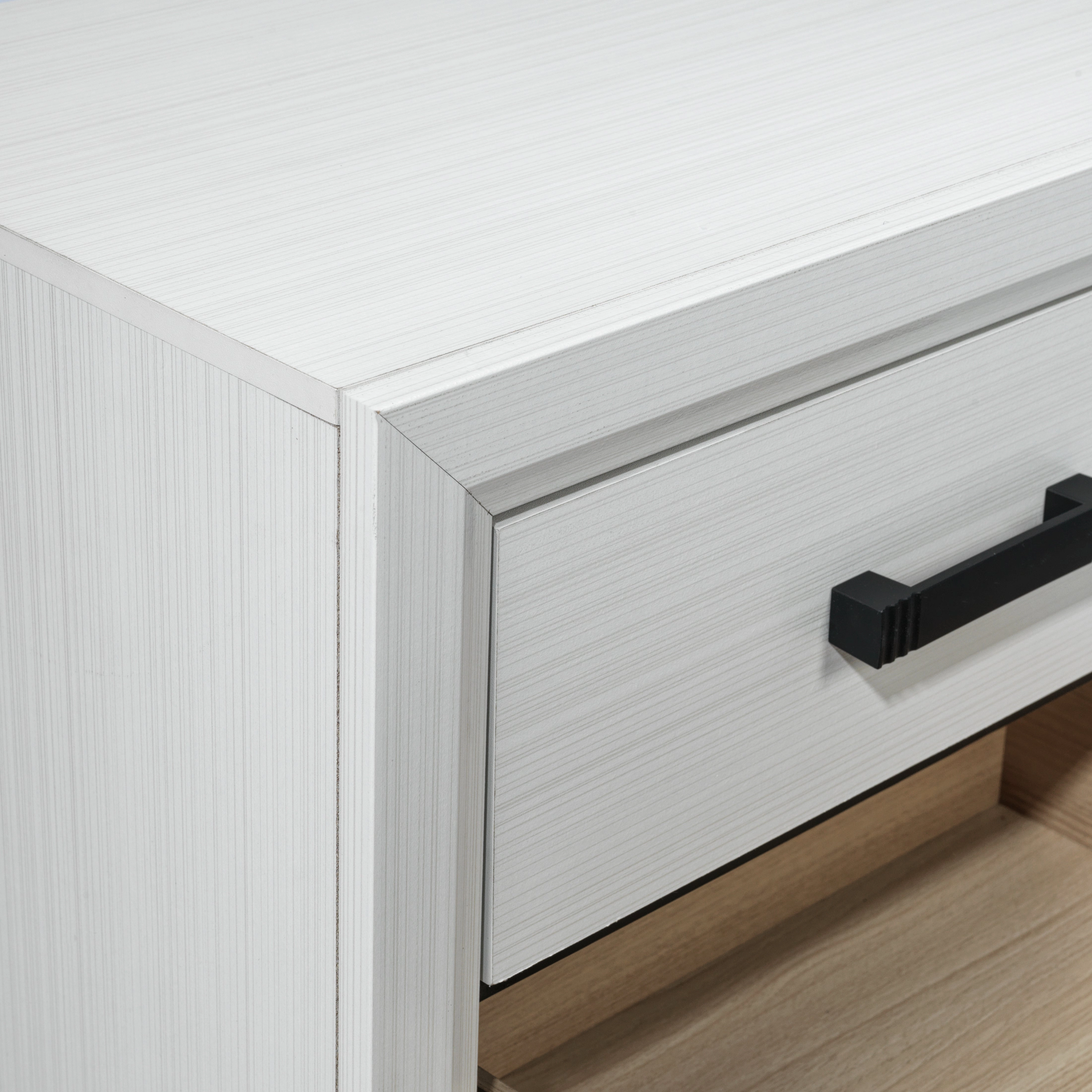 Fog Night Table - White, Black