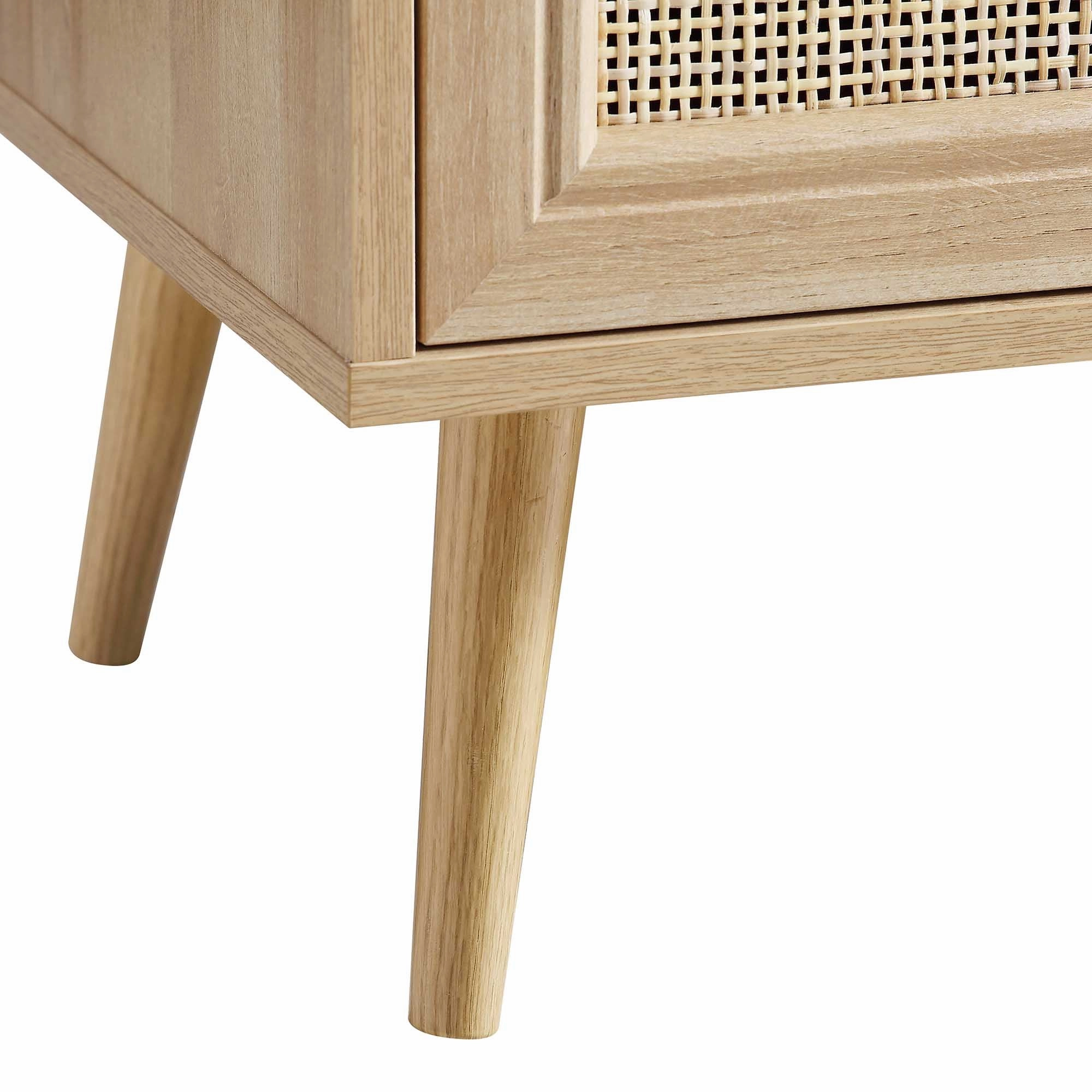 Frances Woven Rattan Chest of 6 Drawers, Natural