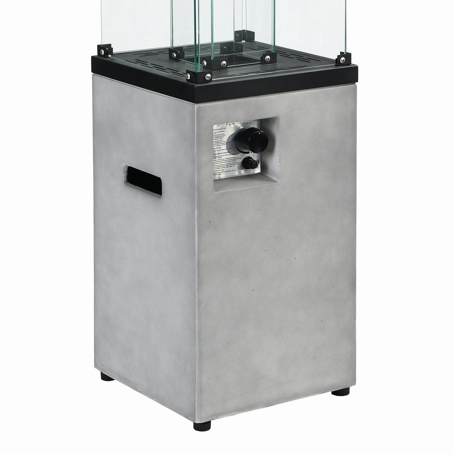 Freestanding 1.5 m Tall Real Concrete Patio Heater 40,000 BTUs