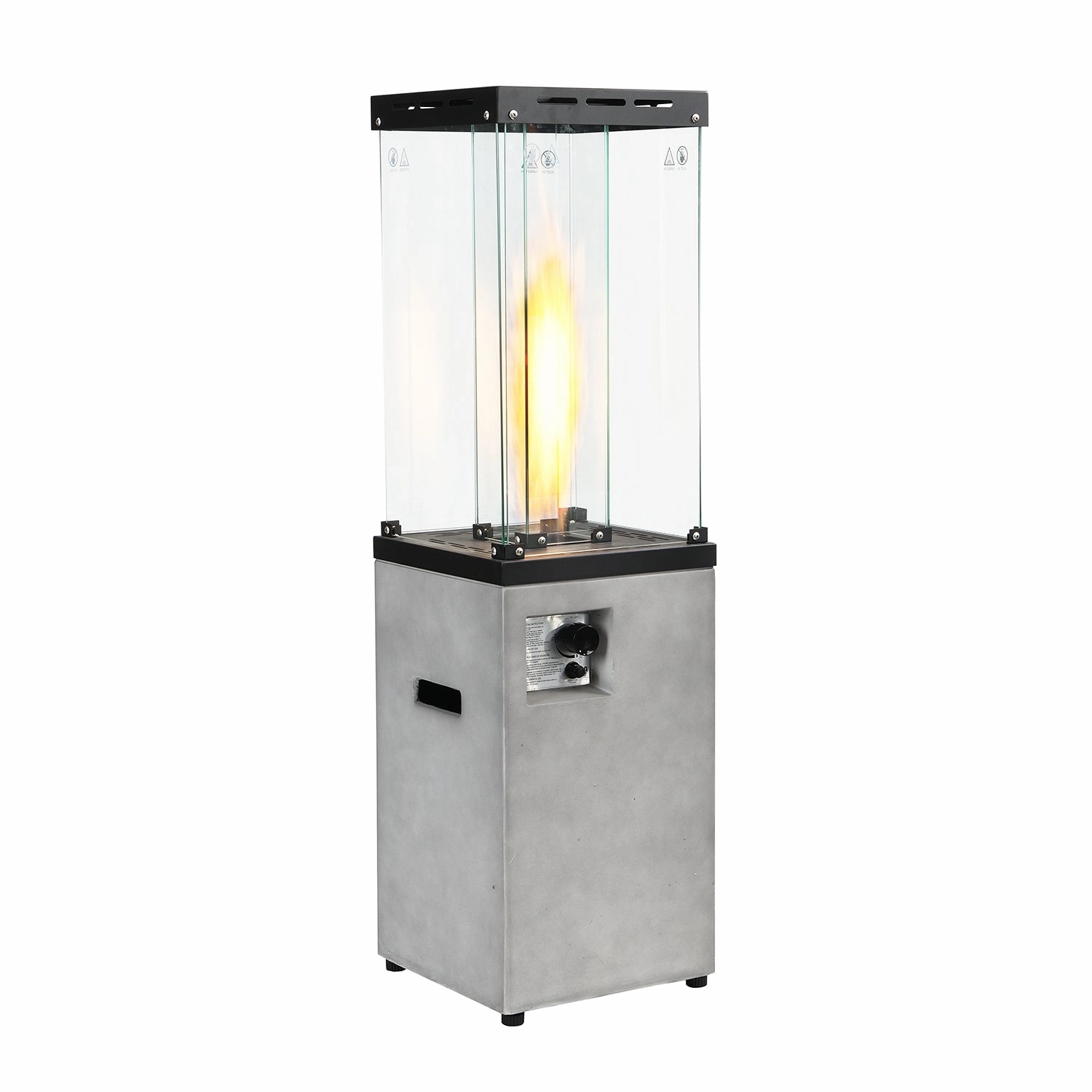 Freestanding 1.5 m Tall Real Concrete Patio Heater 40,000 BTUs