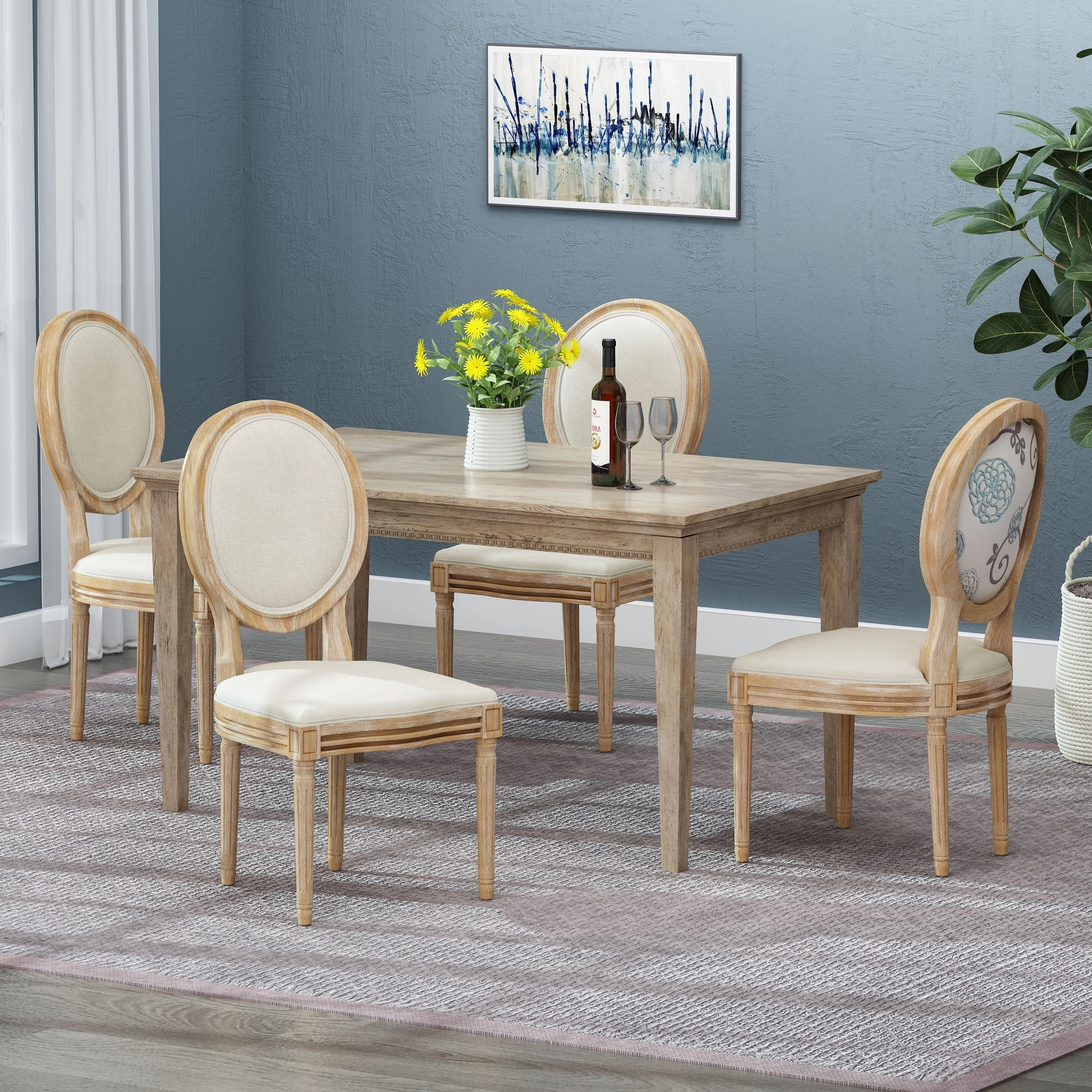 French Country Dining Chairs (Set of 4) - NH008213