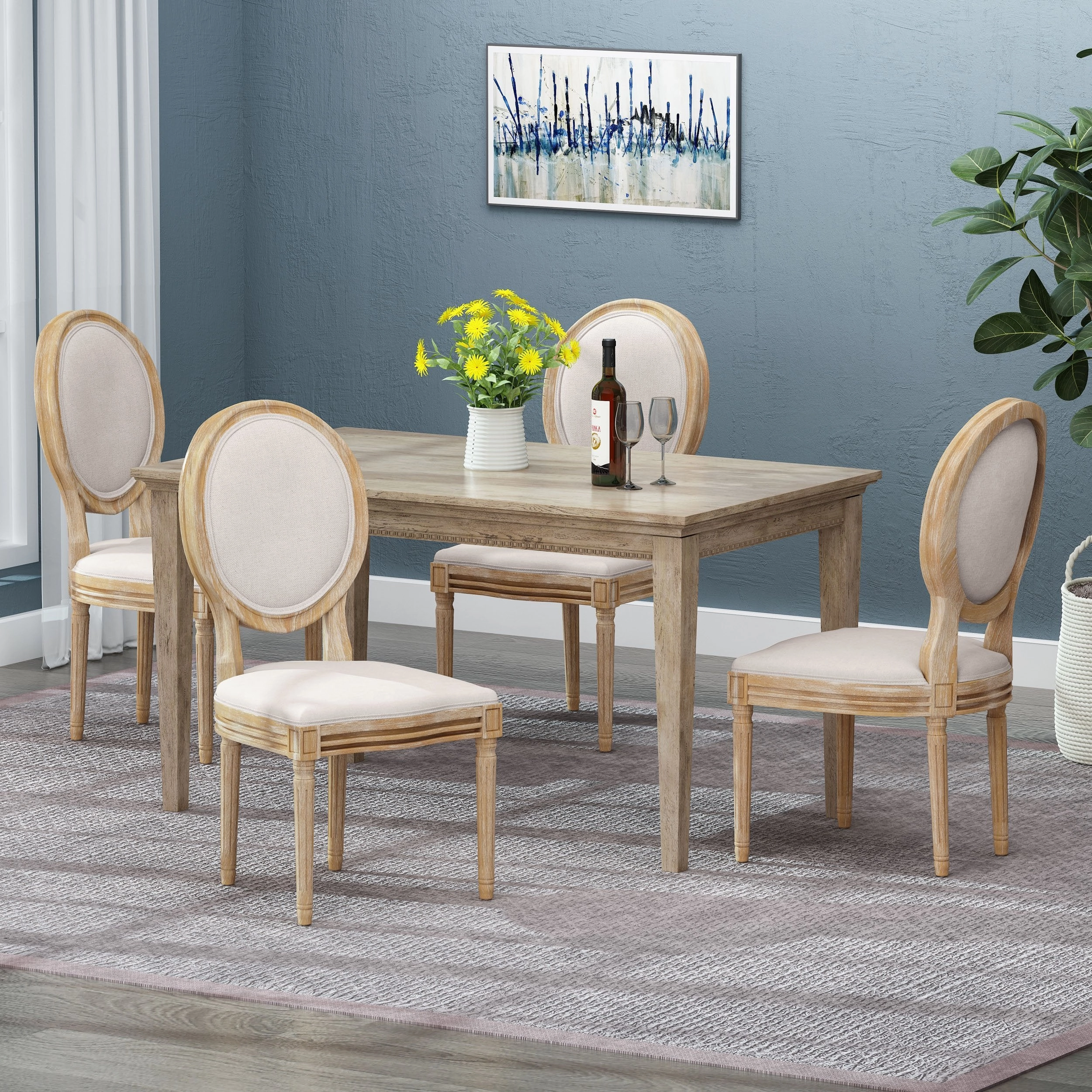 French Country Dining Chairs (Set of 4) - NH008213